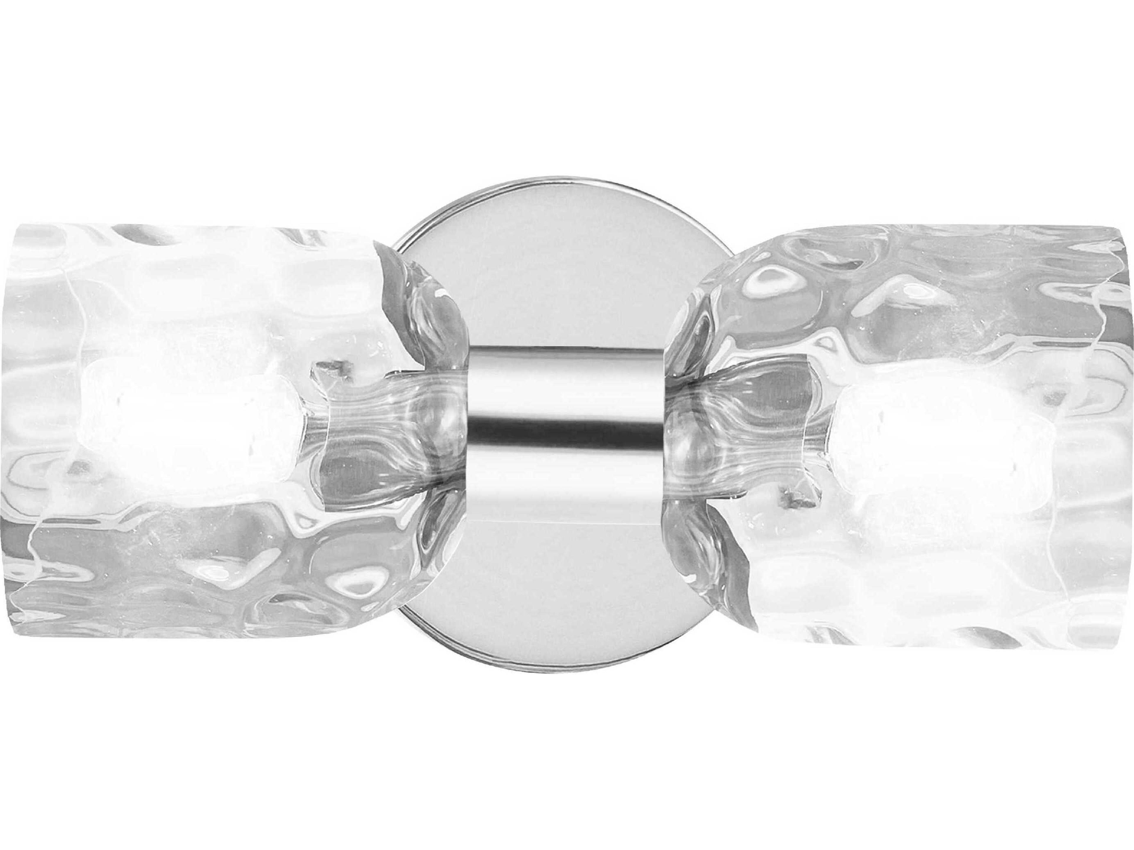 Dainolite Vallora 2-Light Polished Chrome Vanity Light