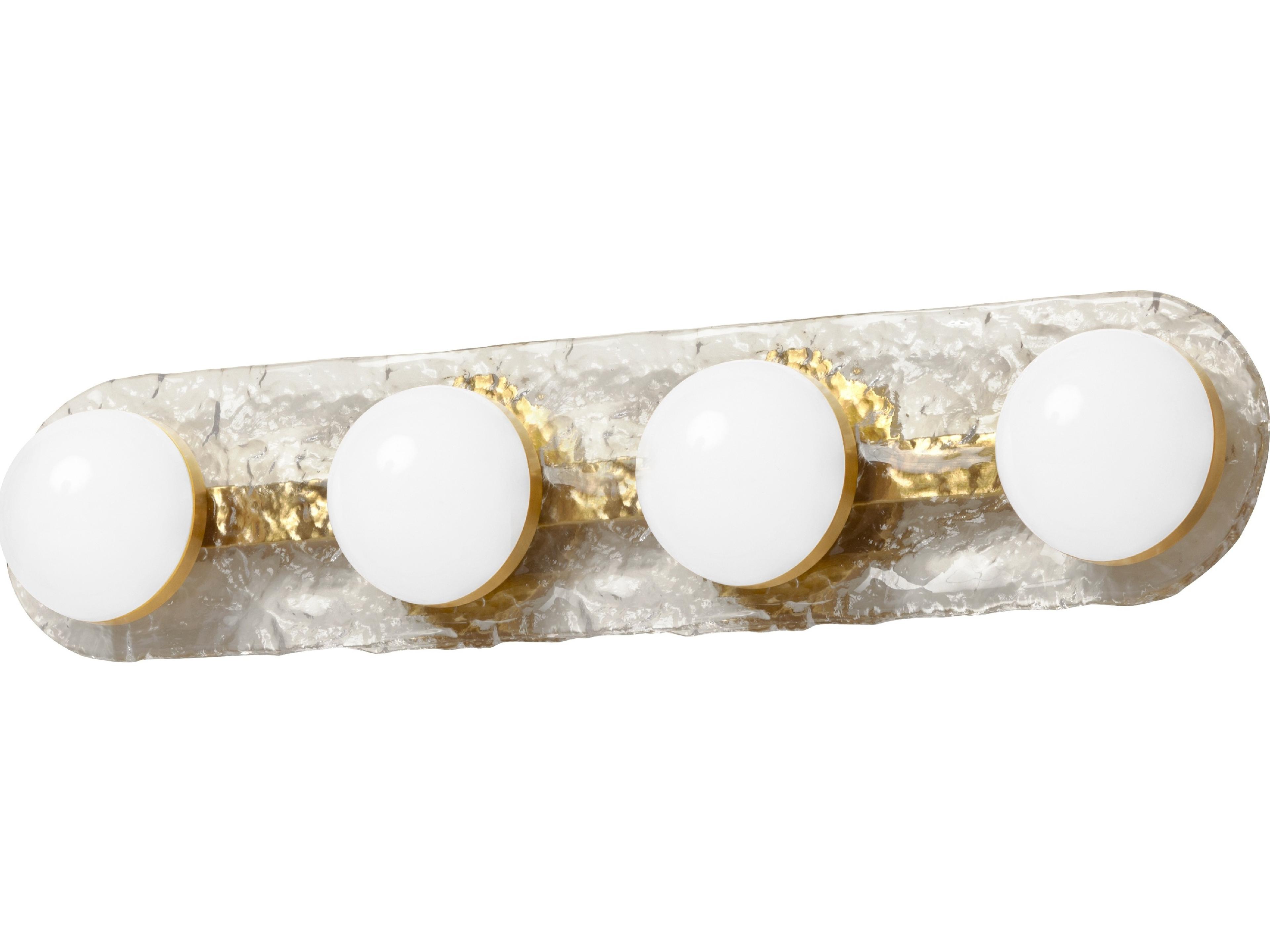 Dainolite Velma 4-Light Aged Brass Vanity Light