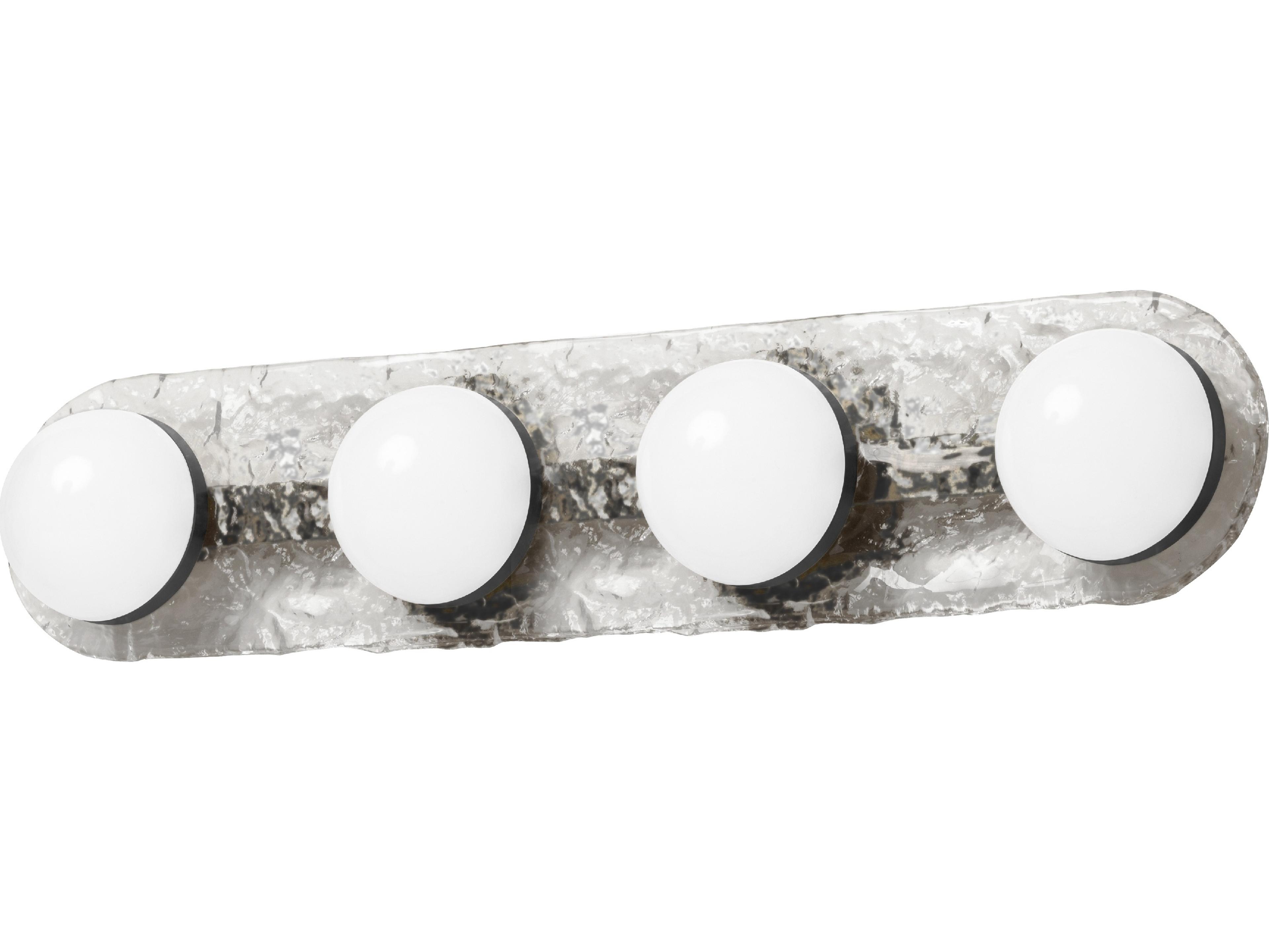 Dainolite Velma 4-Light Matte Black Vanity Light