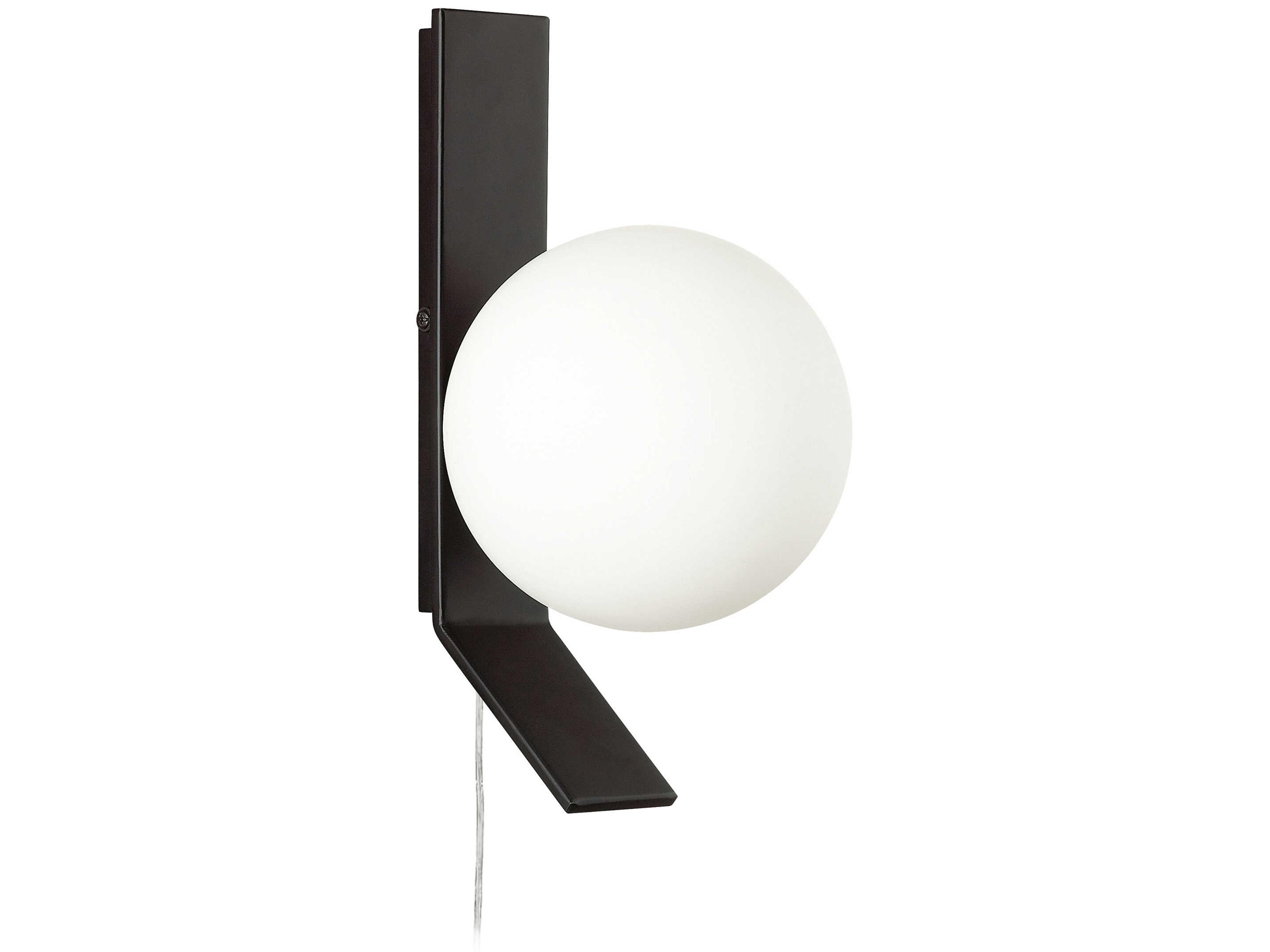 Dainolite Valemont 1-Light Matte Black Wall Sconce