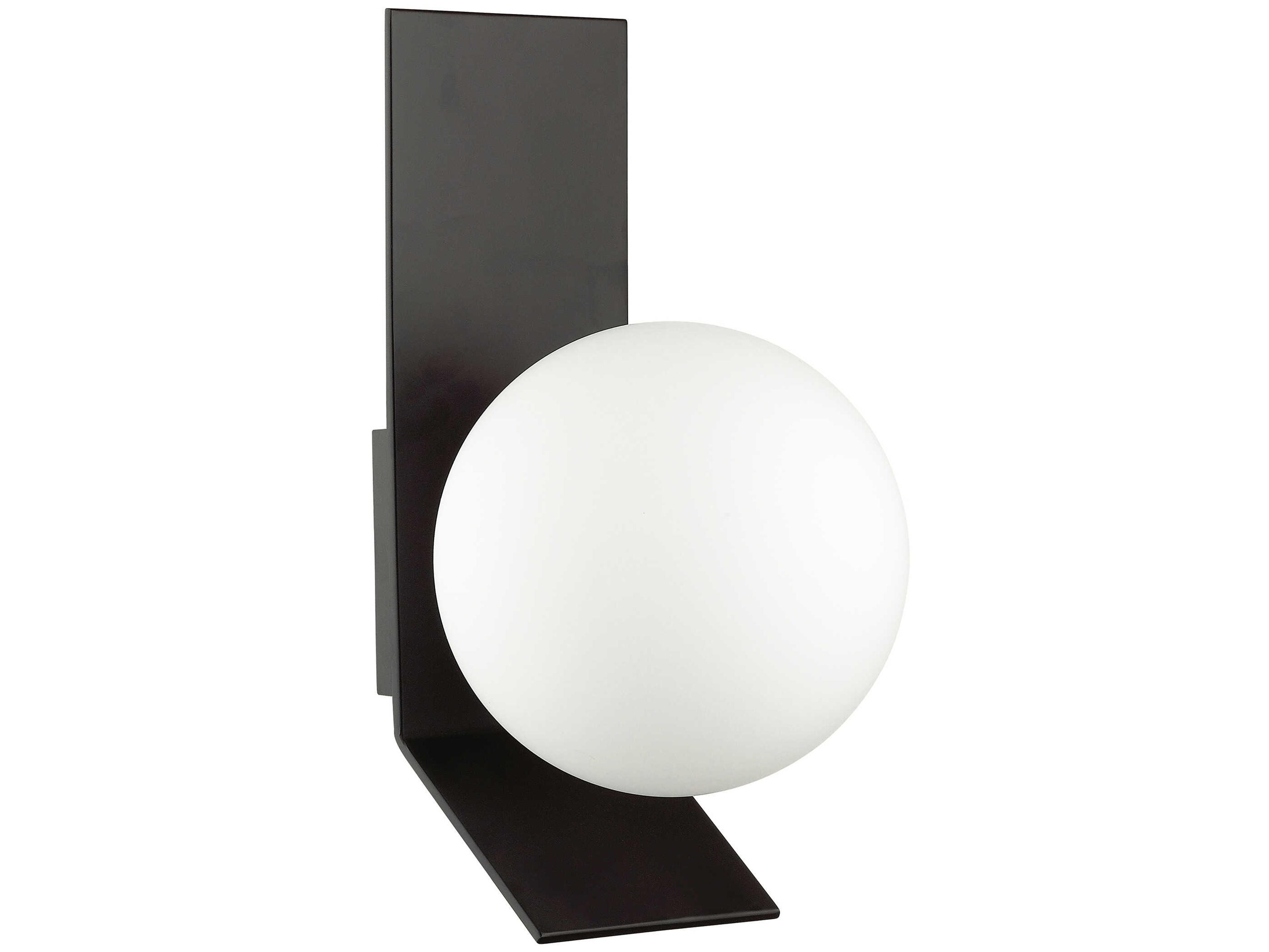 Dainolite Valemont 1-Light Matte Black Wall Sconce