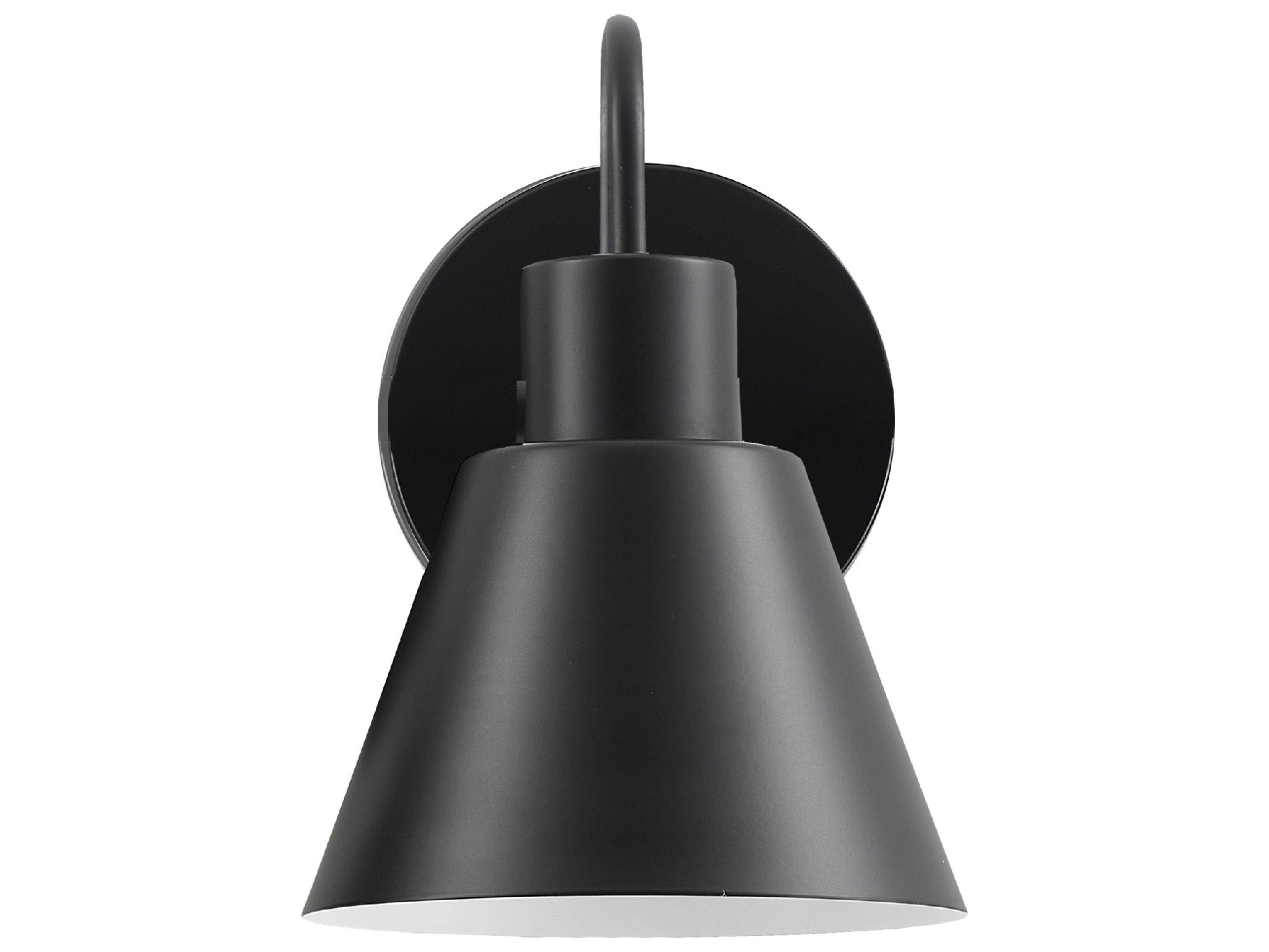 Dainolite Westley 1-Light Matte Black Wall Sconce