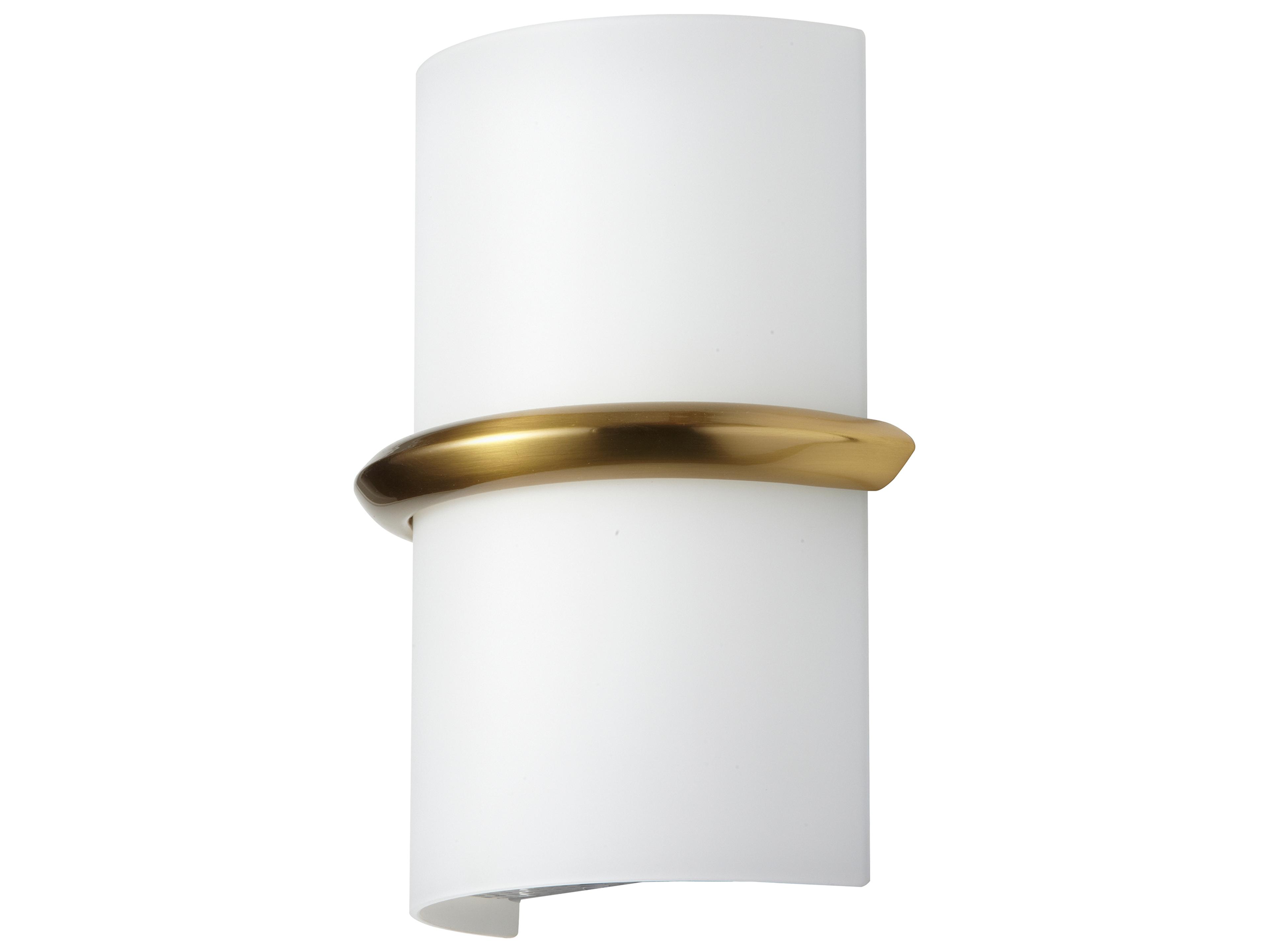 Wallace 1-Light Aged Brass Wall Sconce