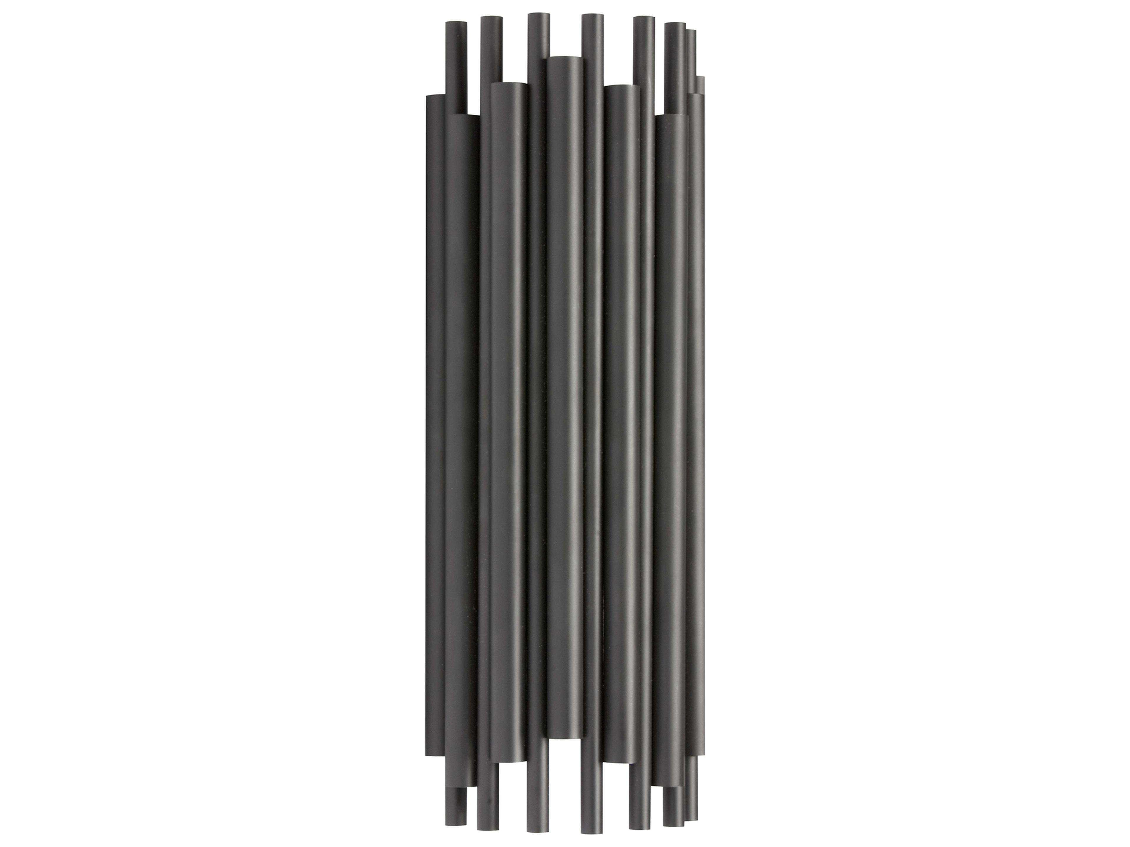 Weslyn 2-Light Matte Black Wall Sconce