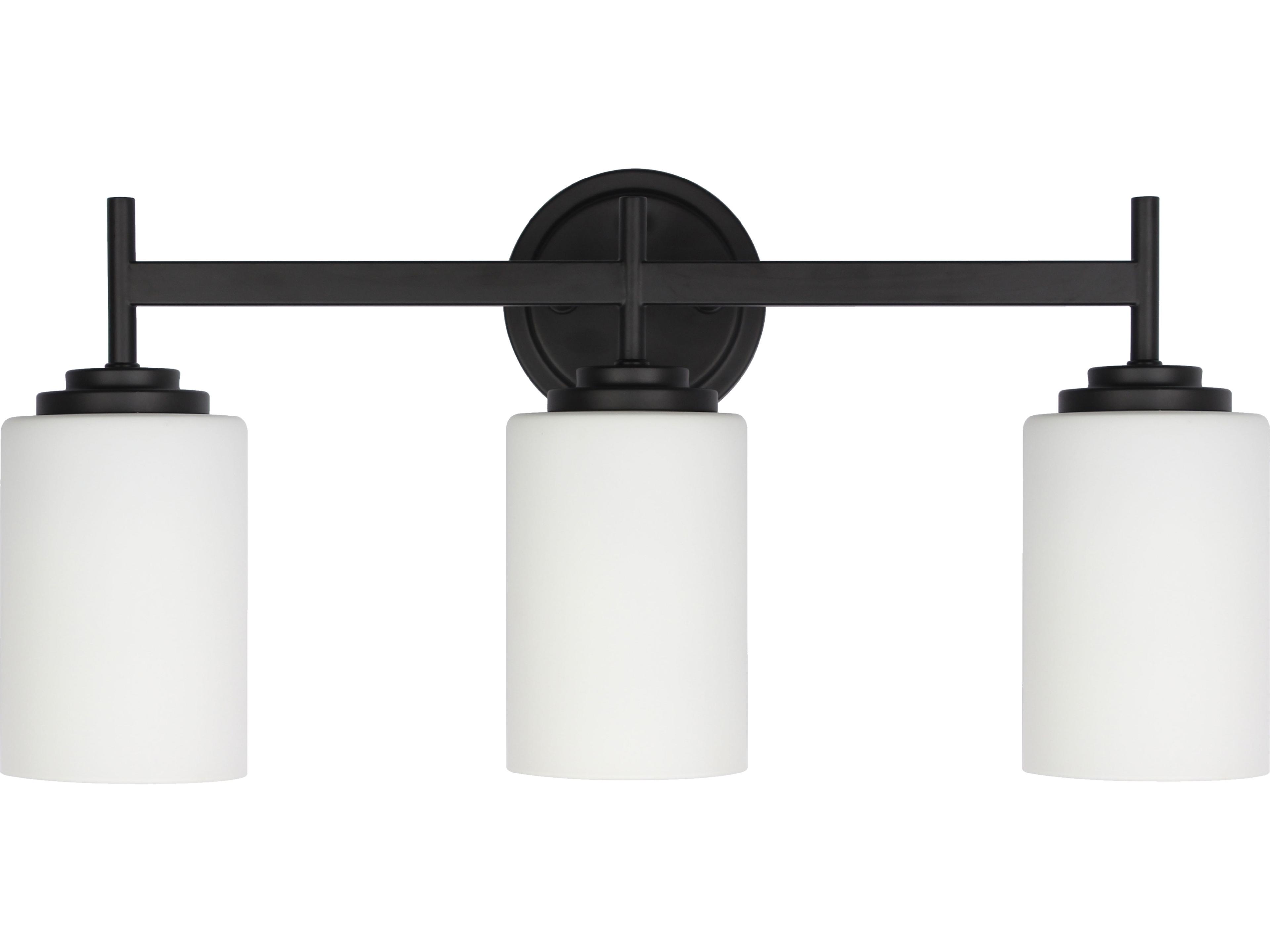 Dainolite Wynona Matte Black Vanity Light