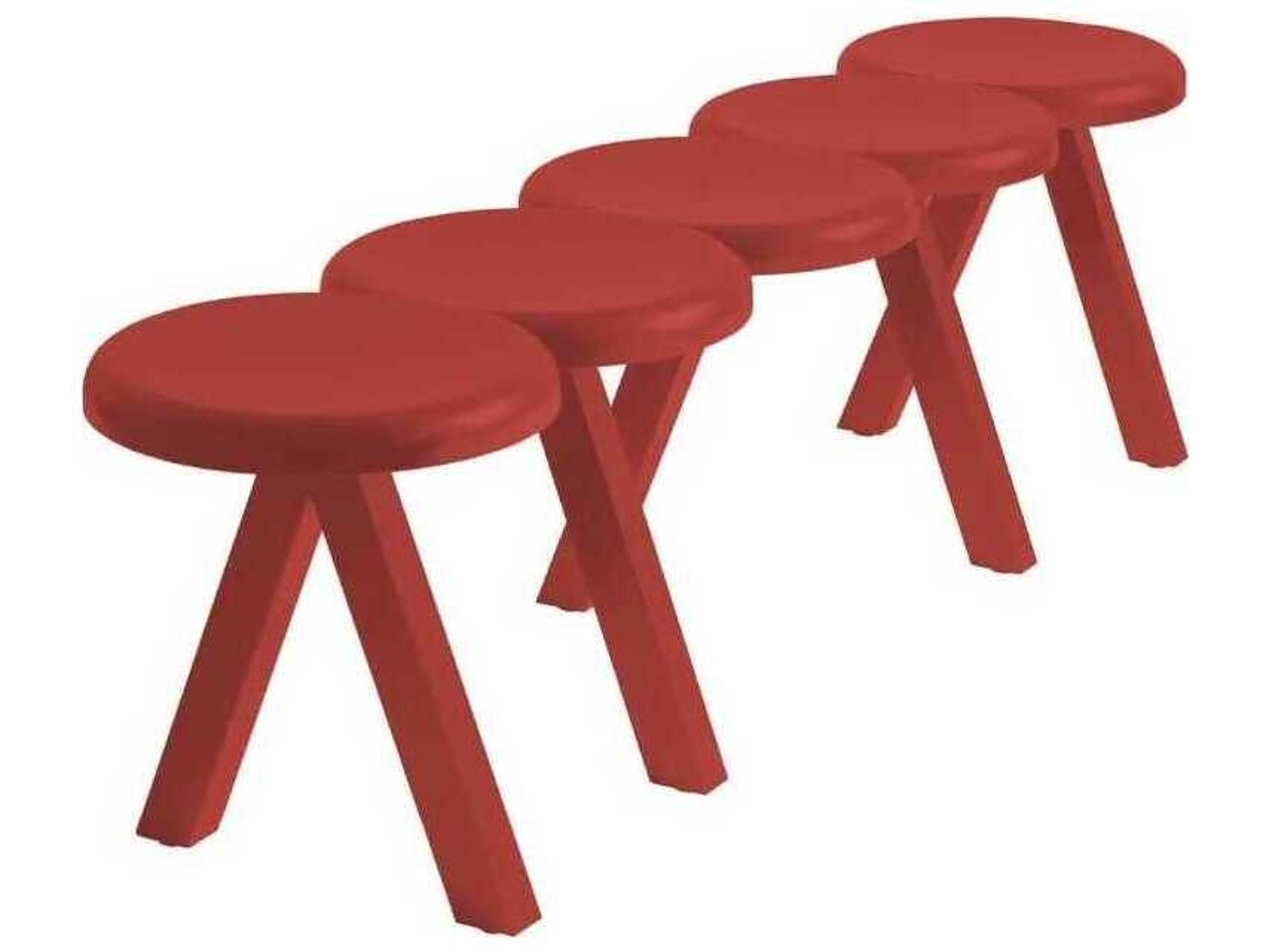 Driade Millepiedi Red Accent Bench