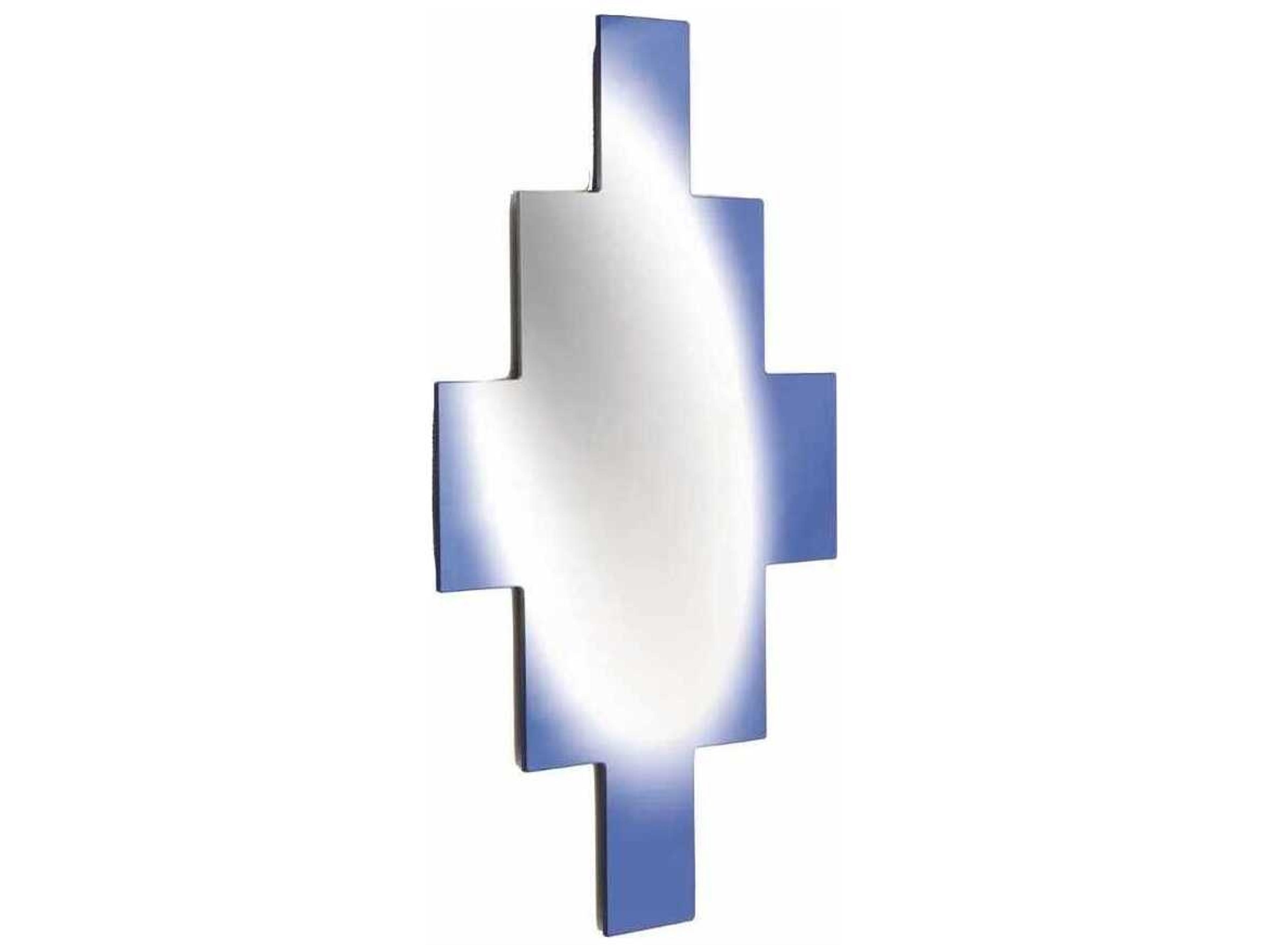 Driade Edaird Silver / Blue Wall Mirror