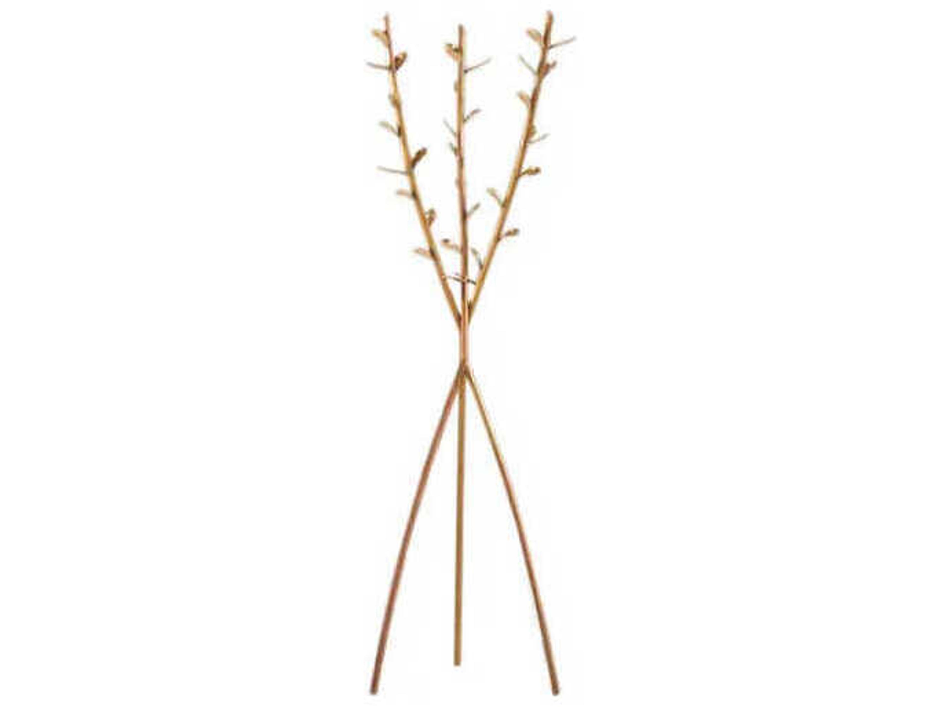 Driade Borek Sipek Brass Natural Coat Rack