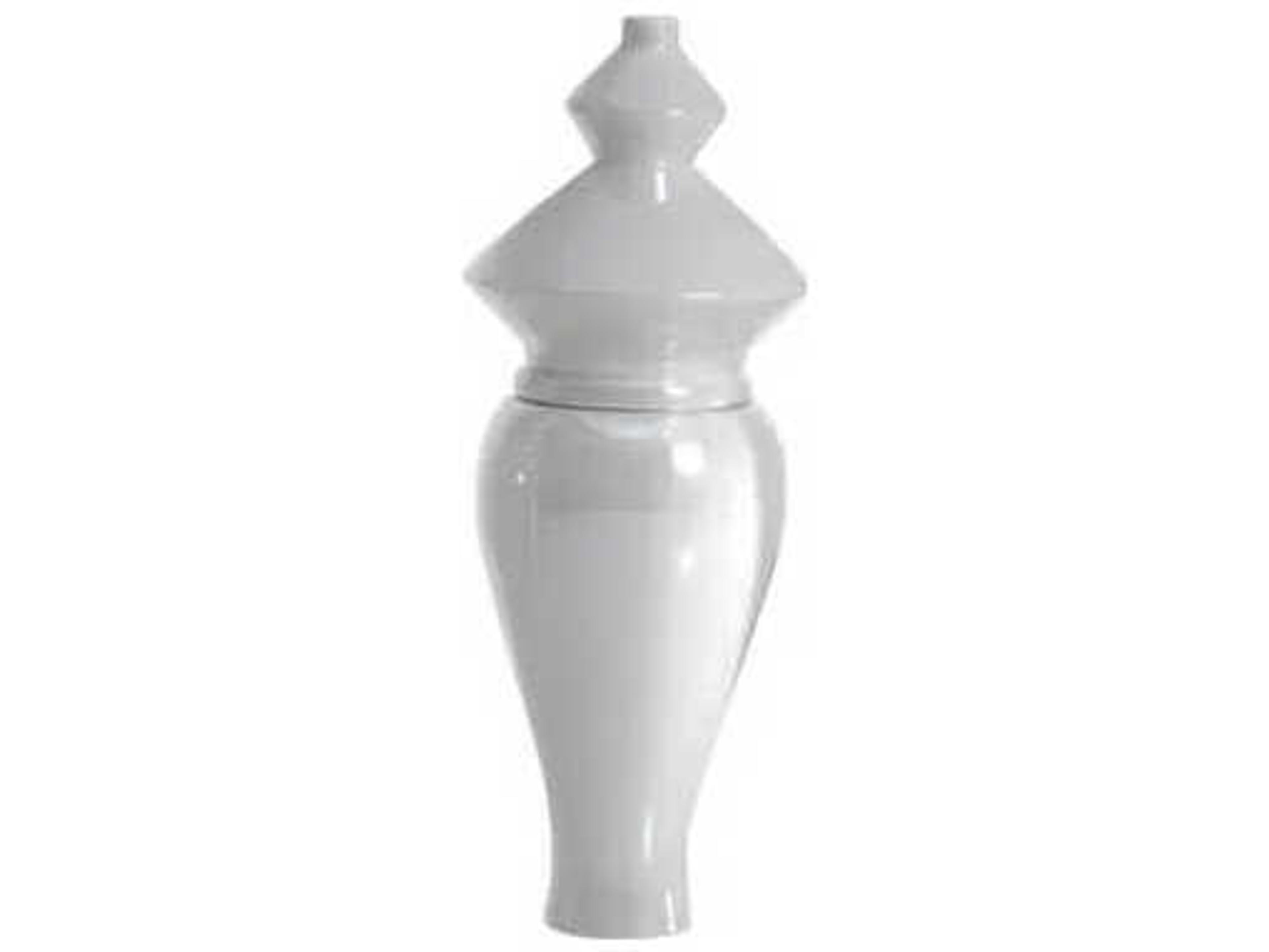 Driade 6 Amici By Linde Burkhardt Pearl White Vase
