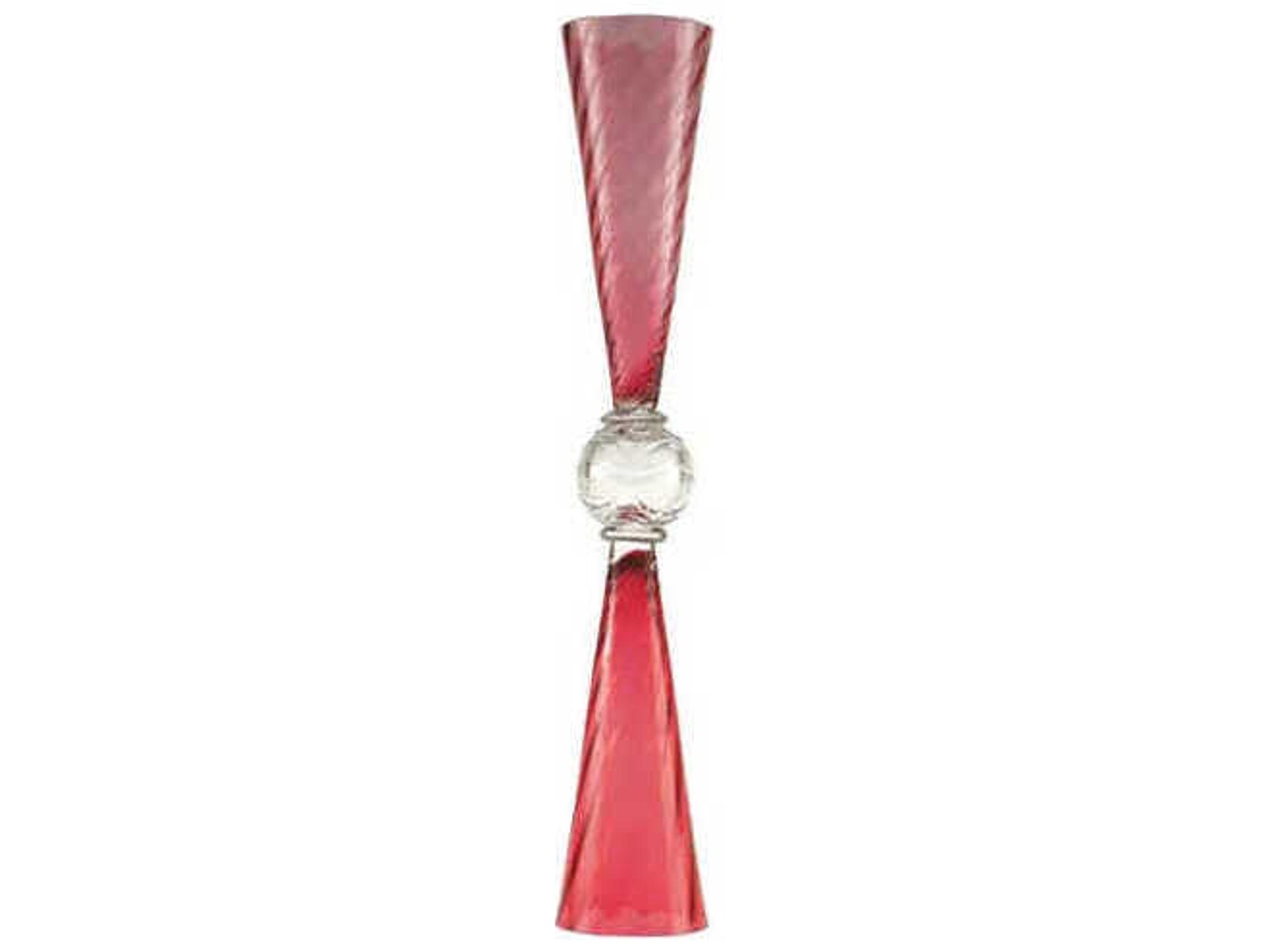 Driade Borek Sipek Clear / Red Vase