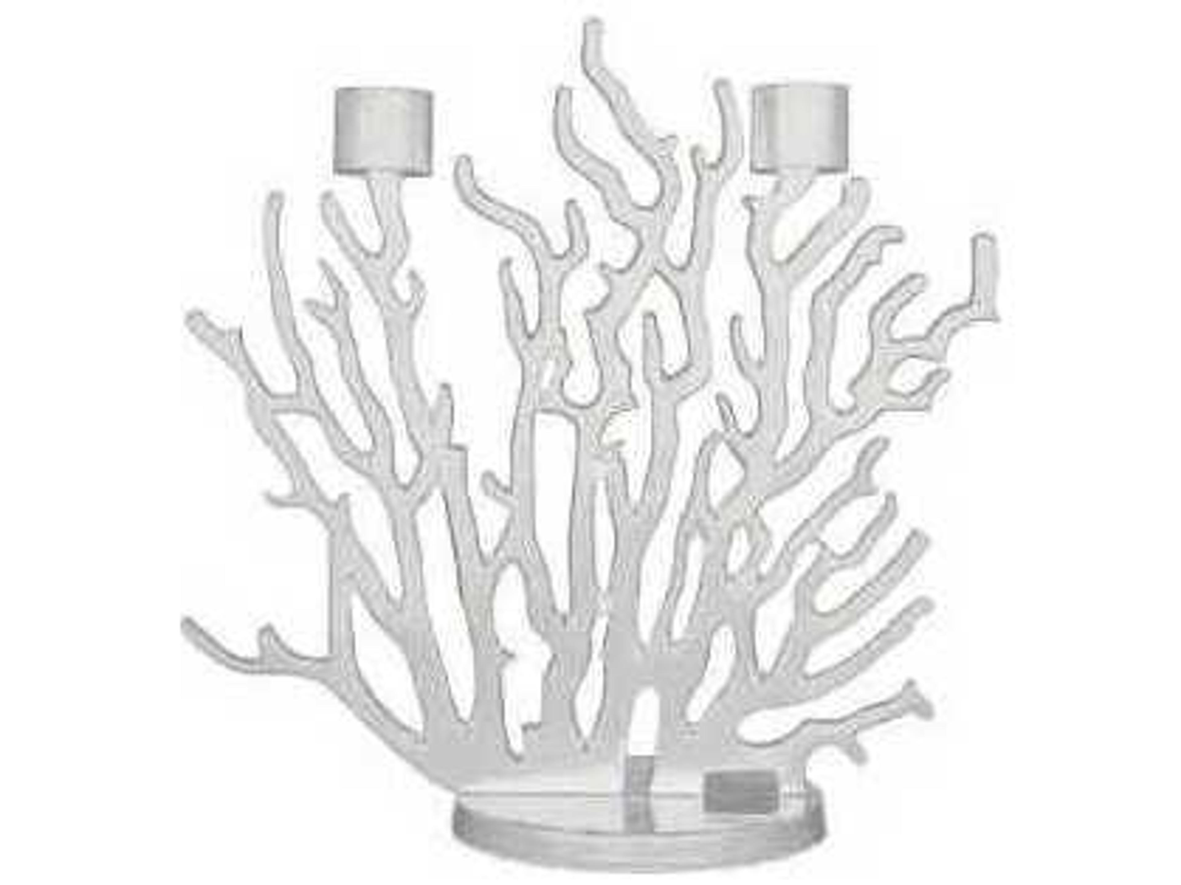 Driade Tenochtitlan White Candle Holder