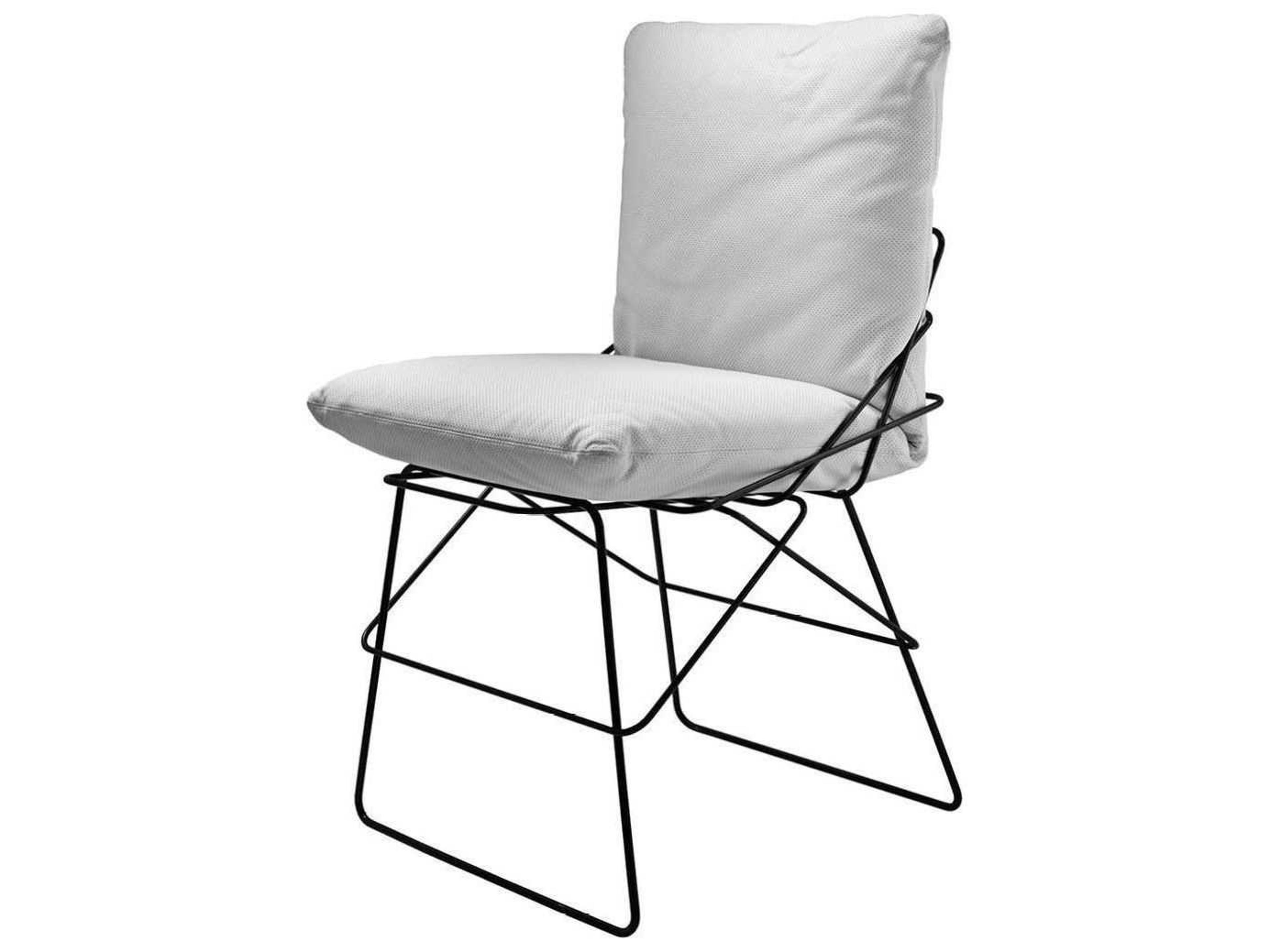 Driade Sof Sof Outdoor Acrylic Cipro/Cataphoresis Steel Cushion Dining Chair