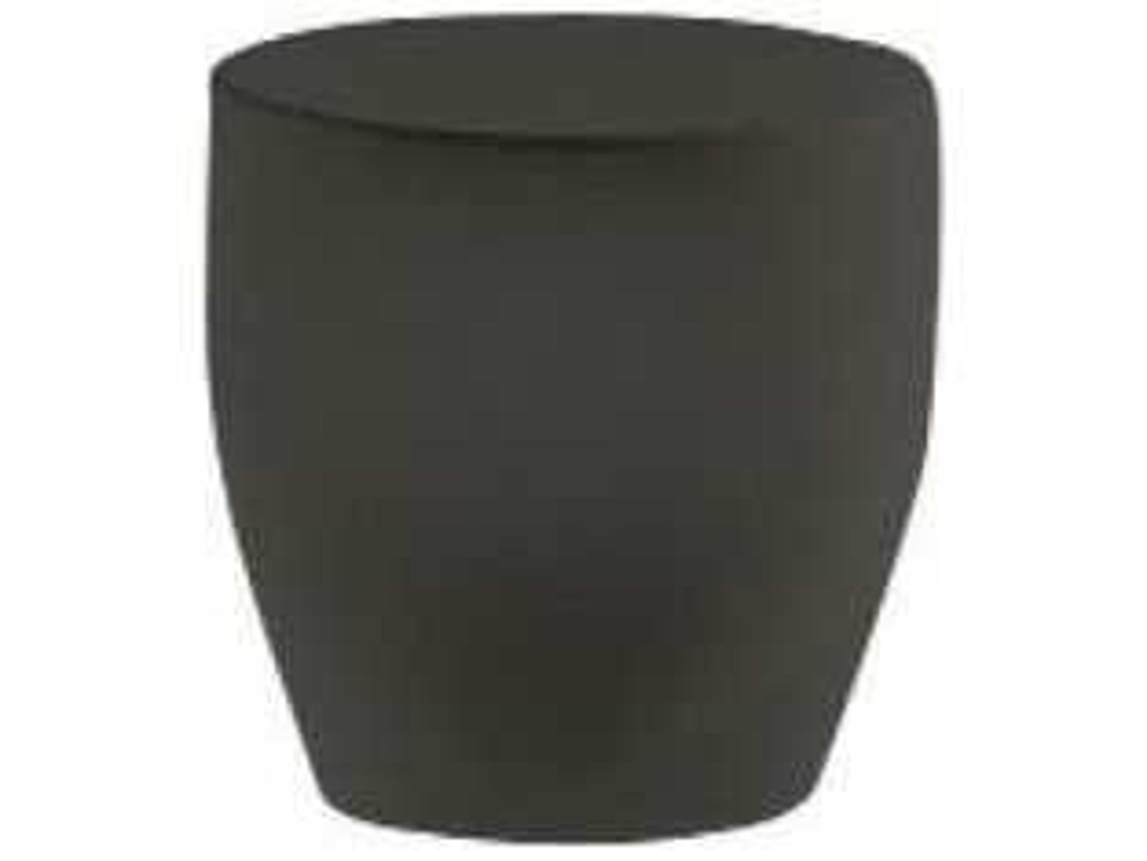 Driade Outdoor Tokyo-Pop Polyethylene Monobloc Oval Small Table / Stool in Anthracite Grey