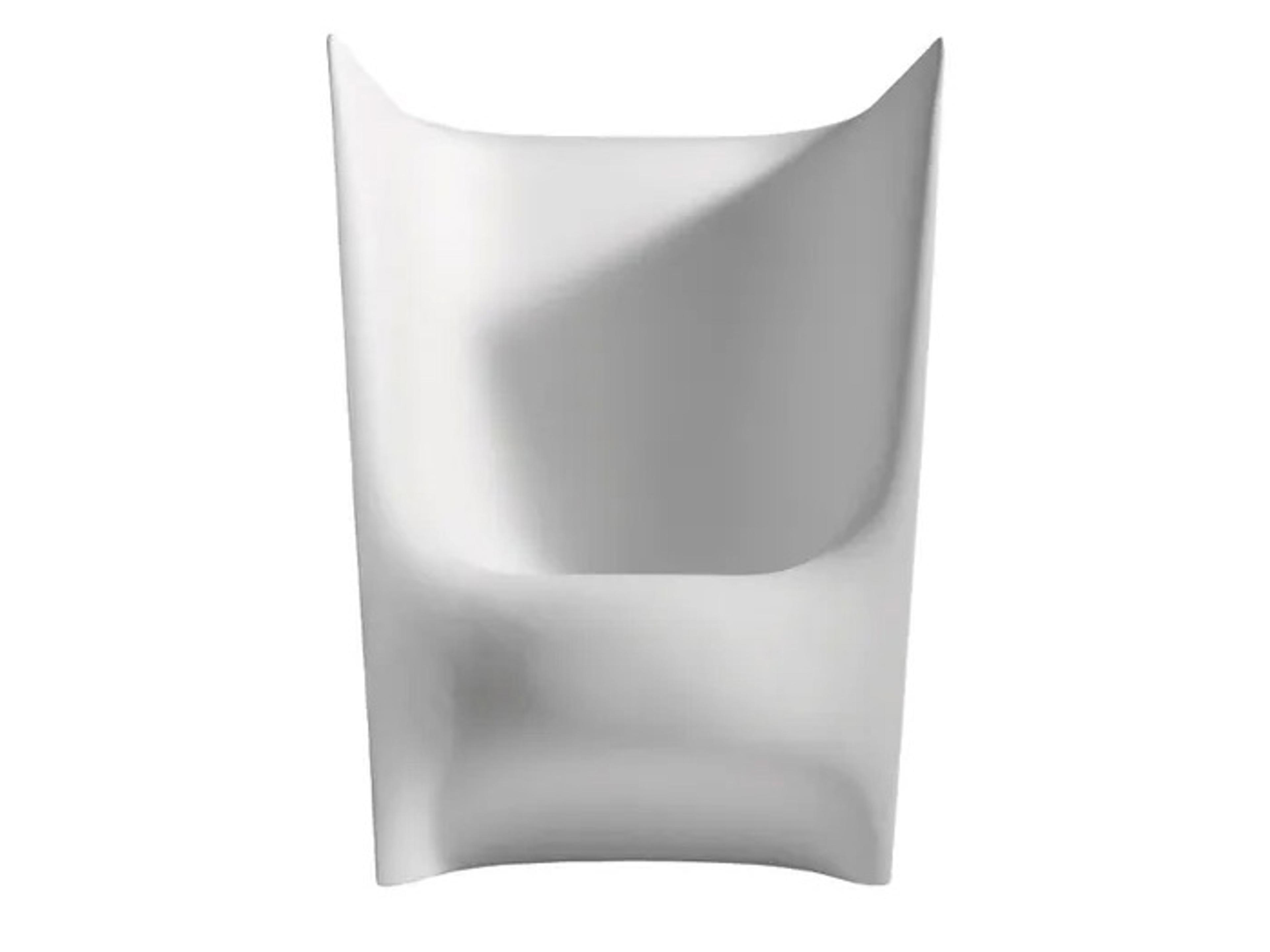 Plie Grade Pile Piaffe Polyenthlene Monobloc Armchair in Light Grey