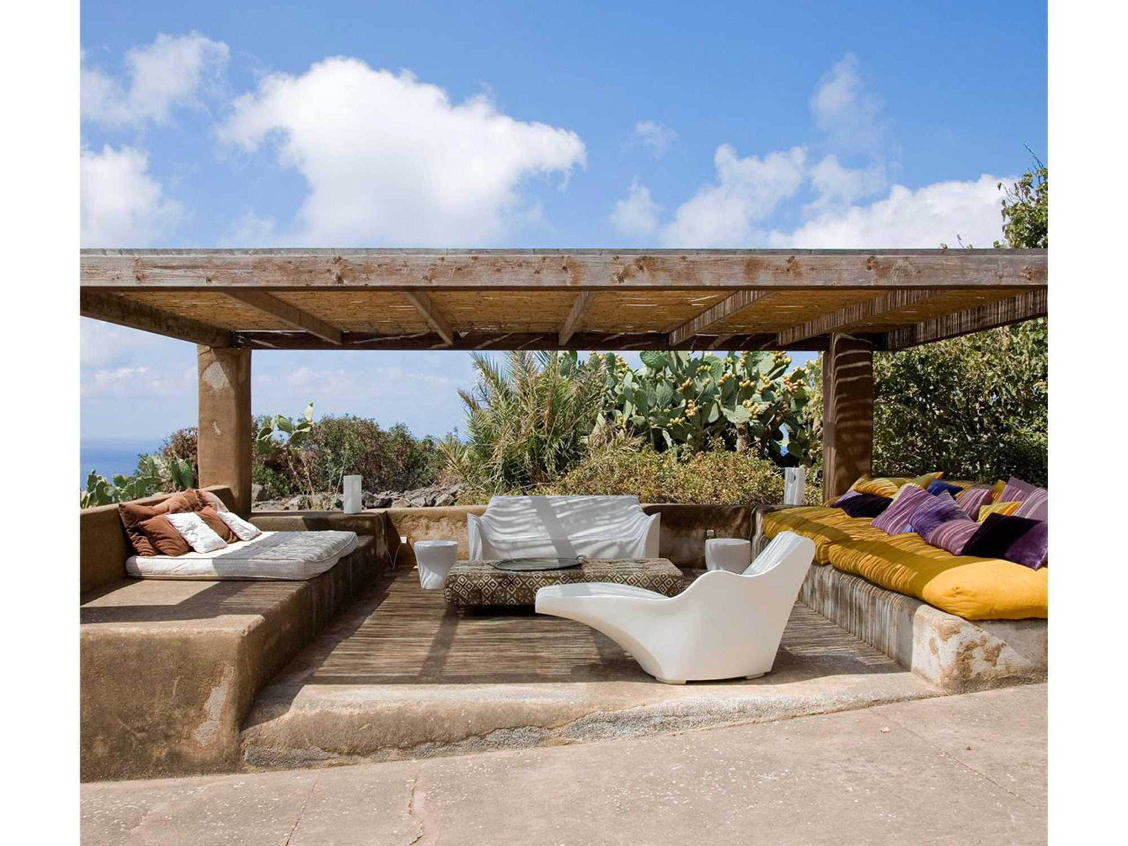 Driade Tokyo-Pop Polyethylene Monobloc Outdoor Lounge Set