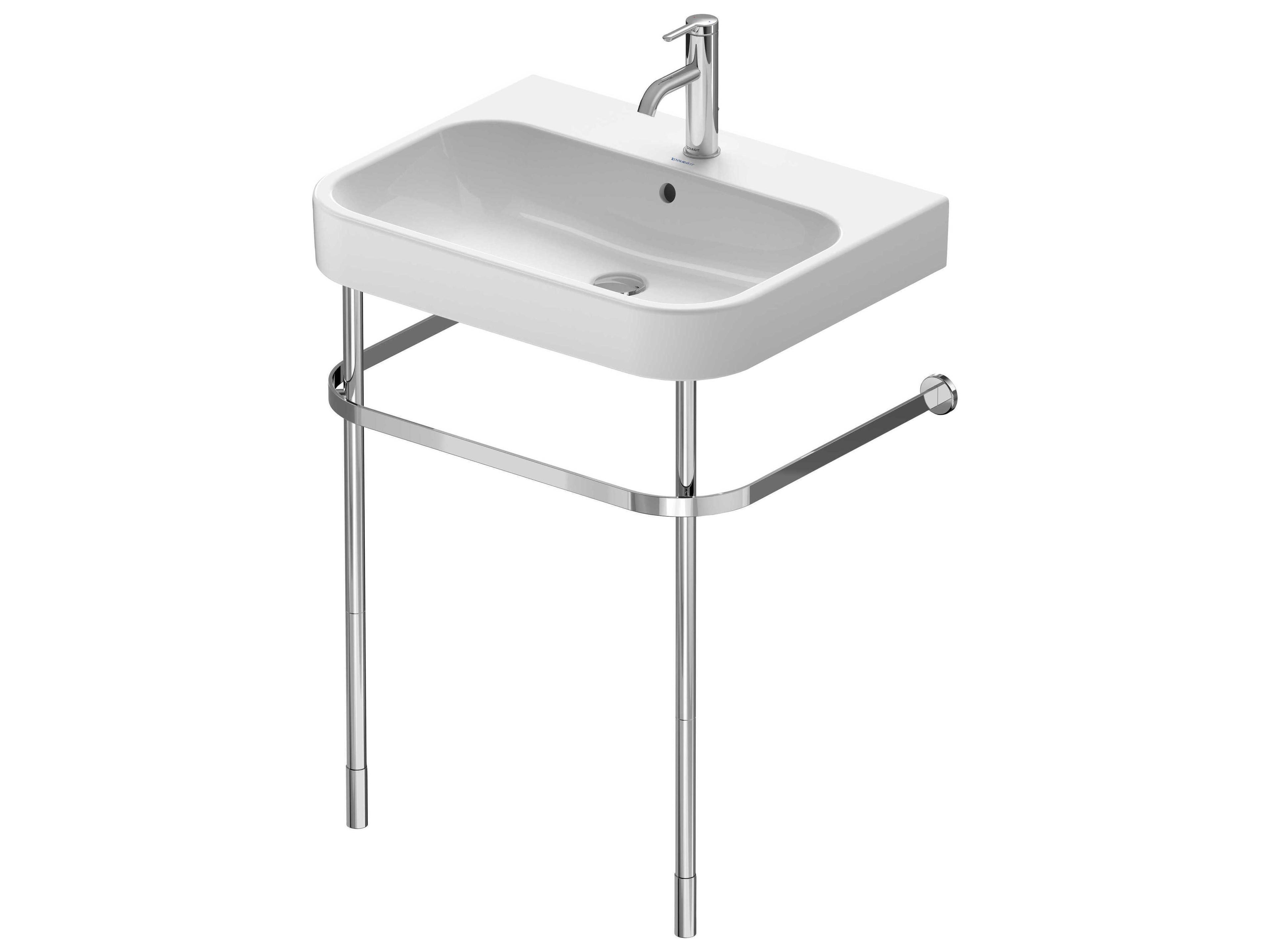 Duravit Happy D.2 25'' Metal Polished Chrome Console Vanity