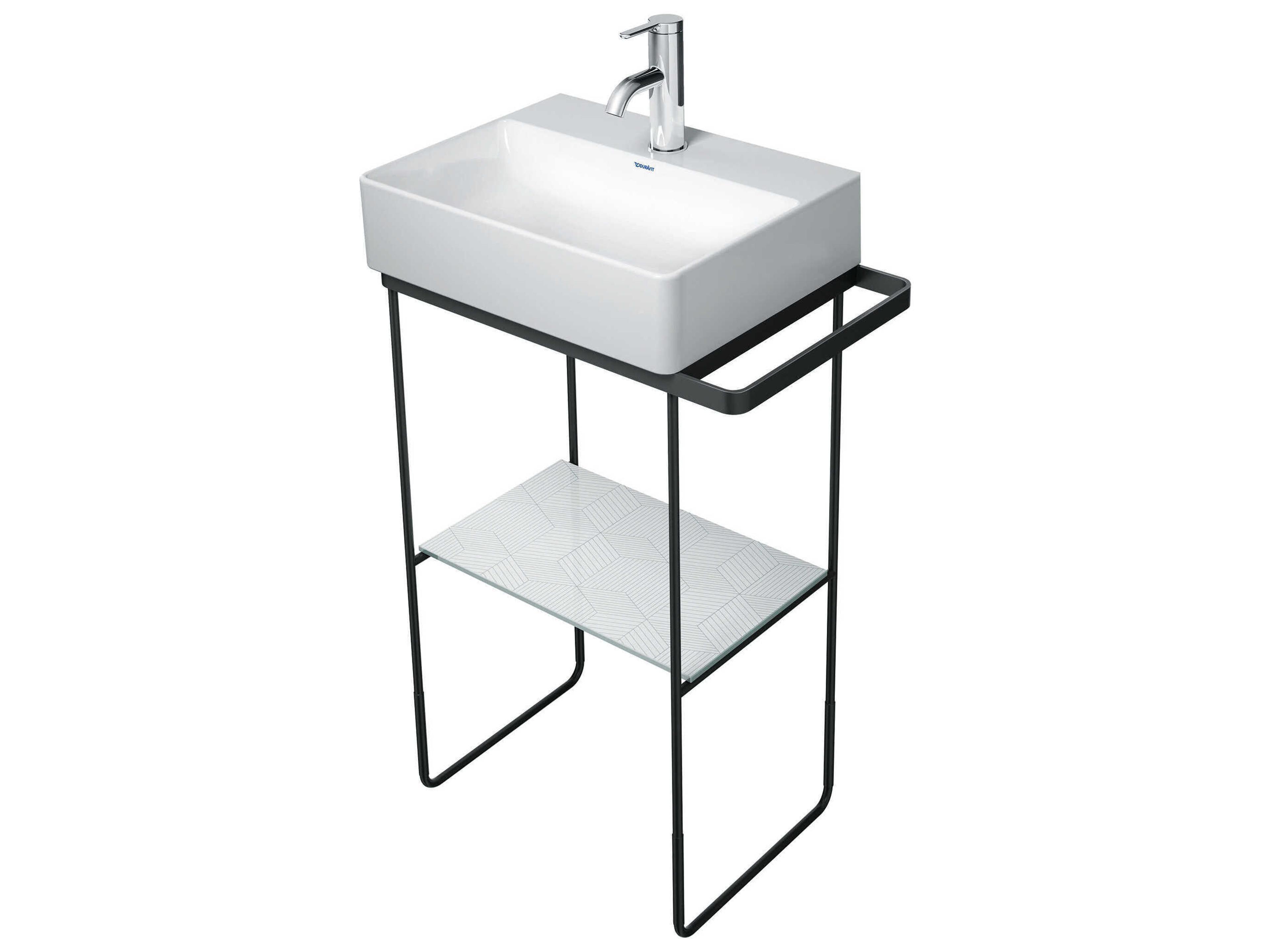 Duravit Durasquare 21'' Freestanding Chrome Console