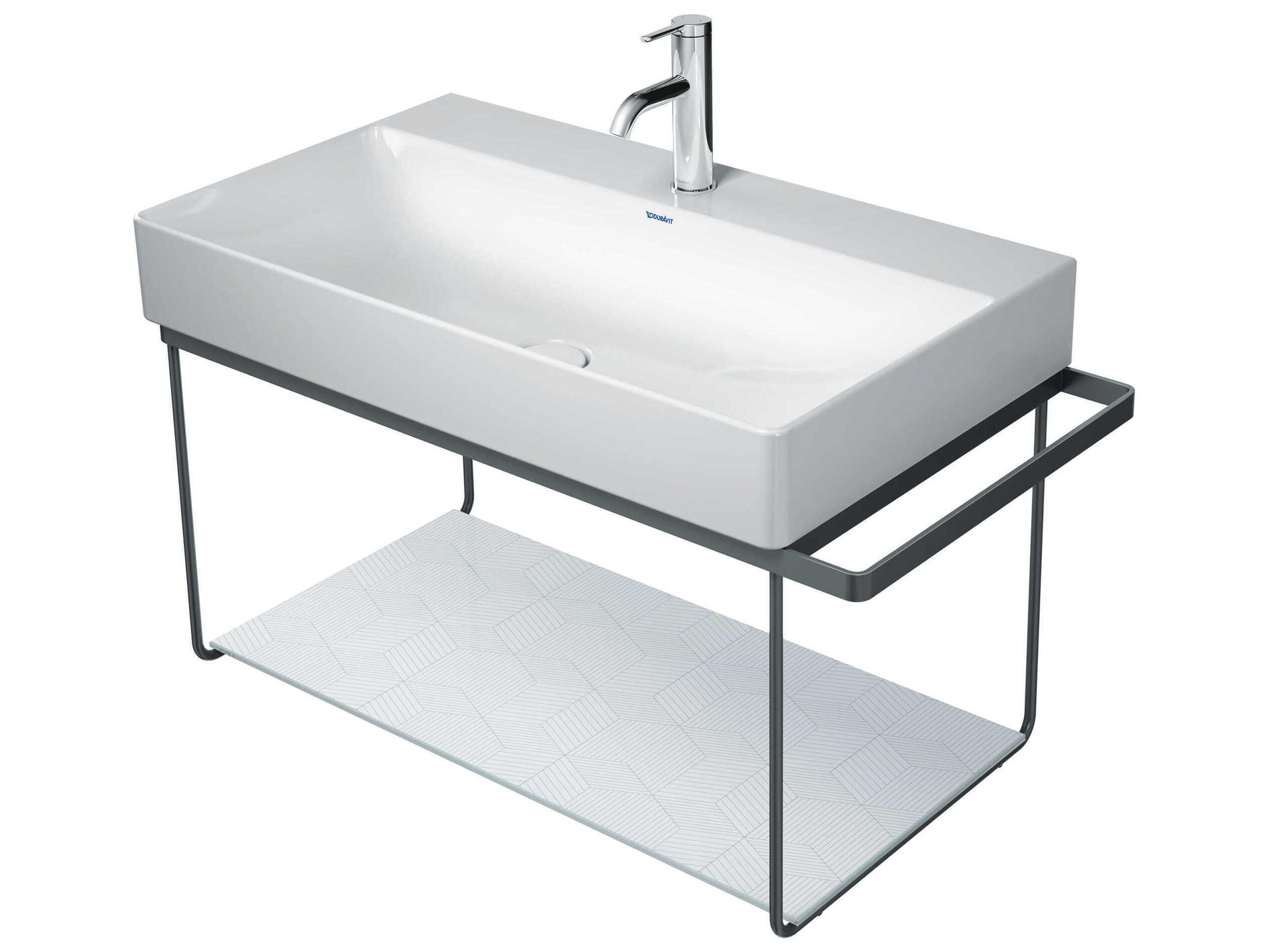 Duravit Durasquare 34'' Freestanding Chrome Console