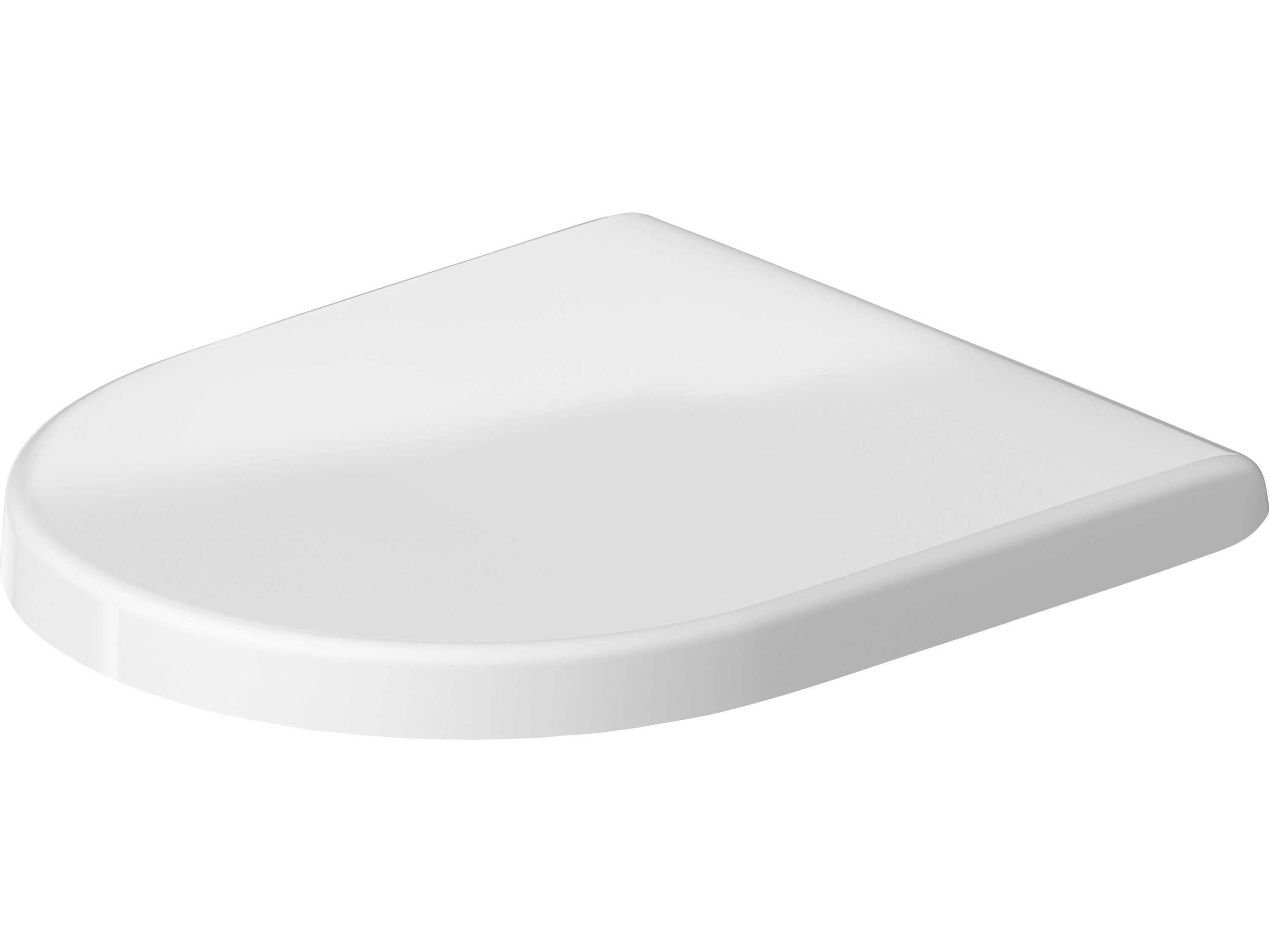 Duravit Toilet Accessories 15'' White D-shaped Toilet Seat