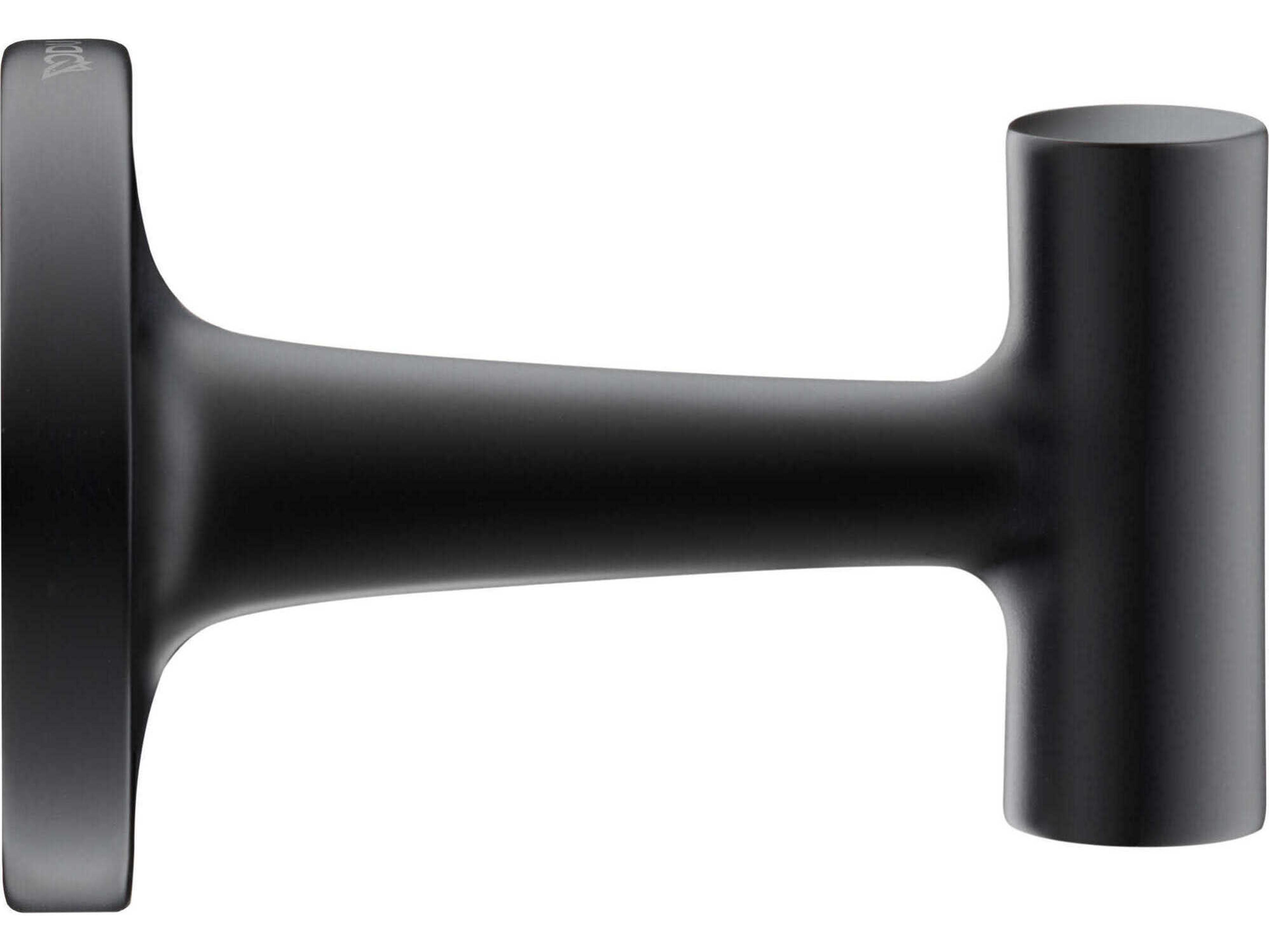 Duravit Starck T Matte Black Towel Hook x2