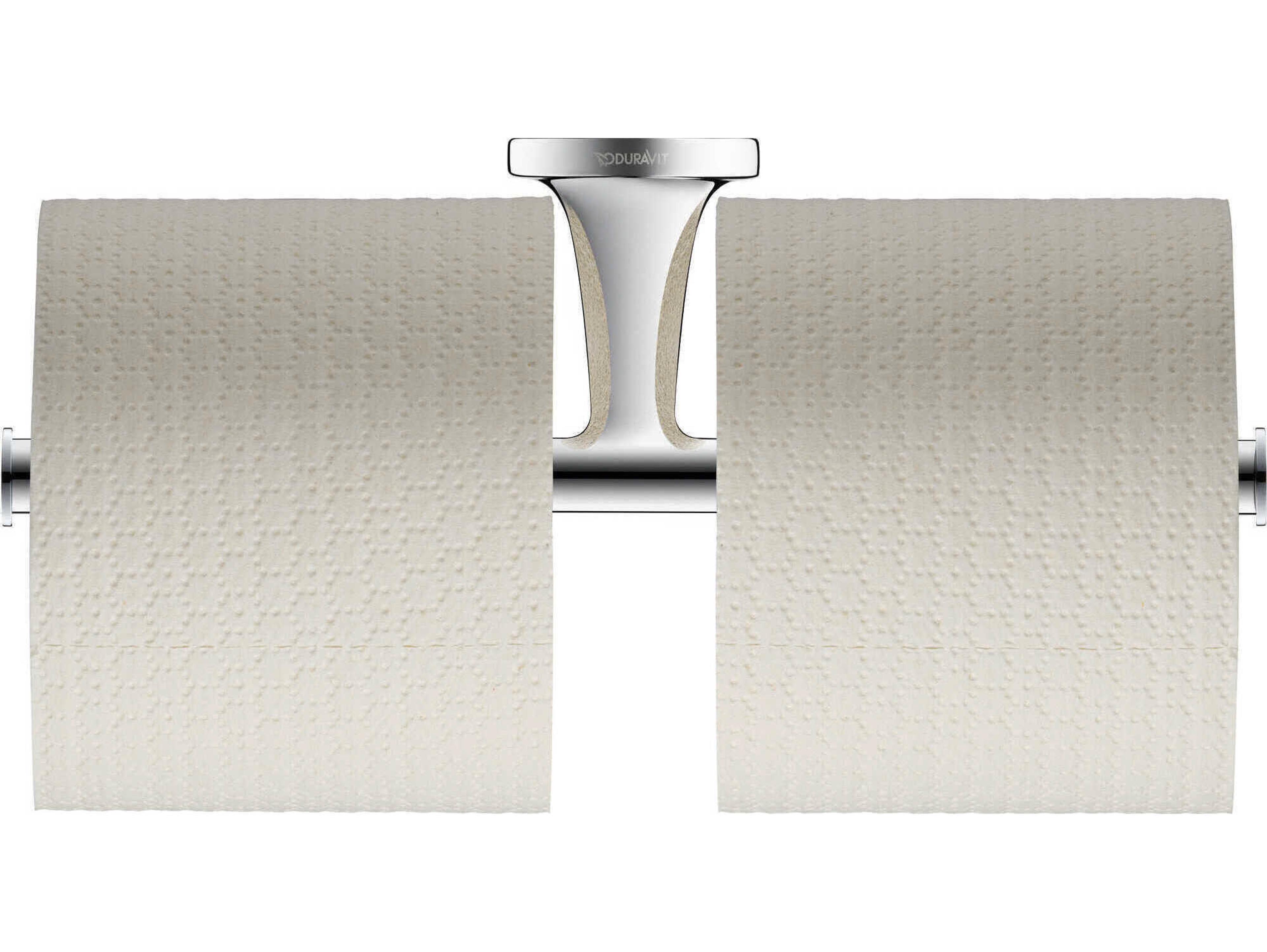 Duravit Starck T Chrome Double Toilet Paper Holder