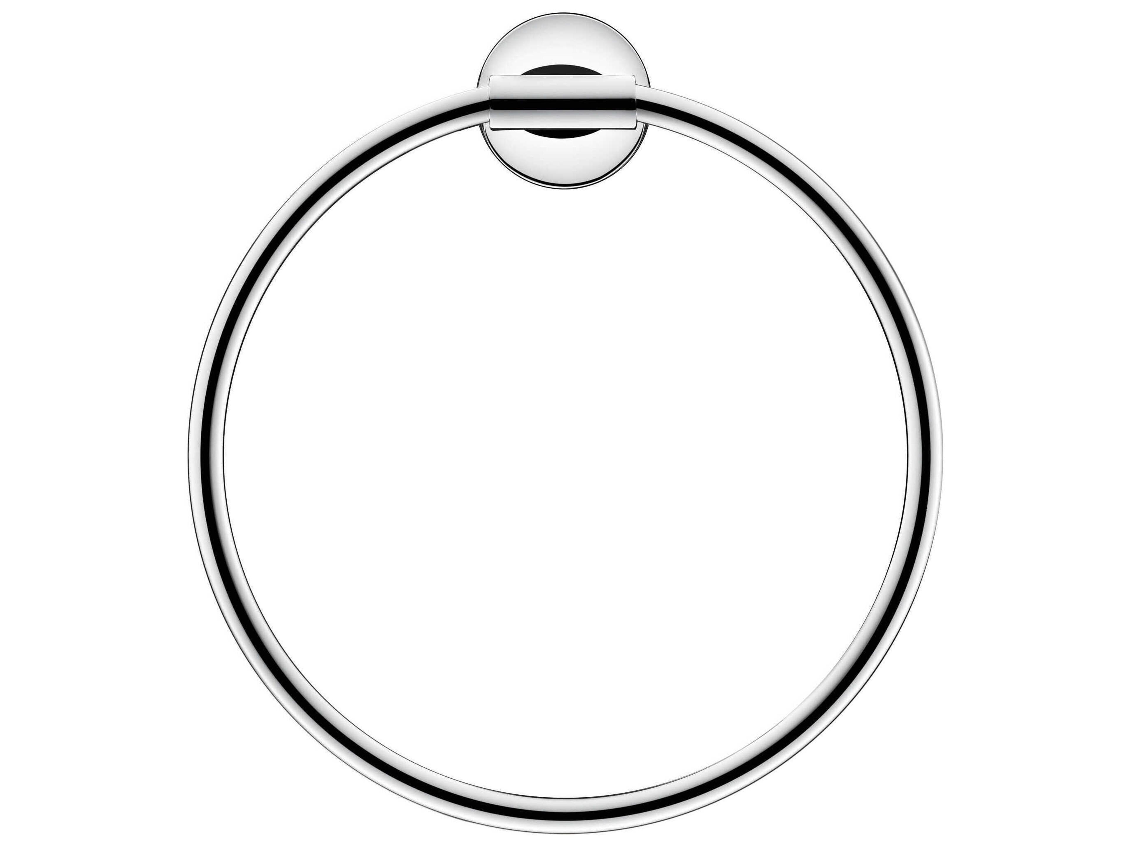 Duravit Starck T 8'' Chrome Towel Ring