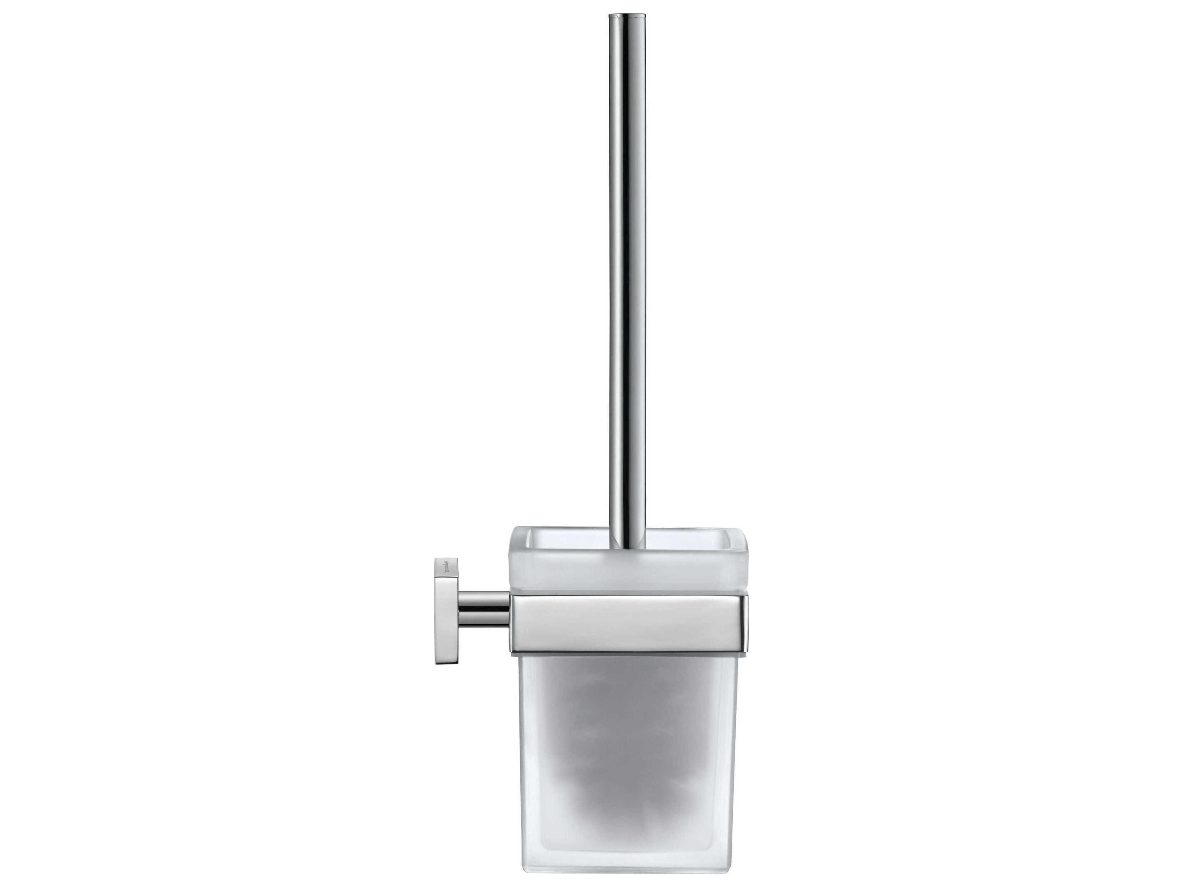 Duravit Karree 4'' Chrome Toilet Brush