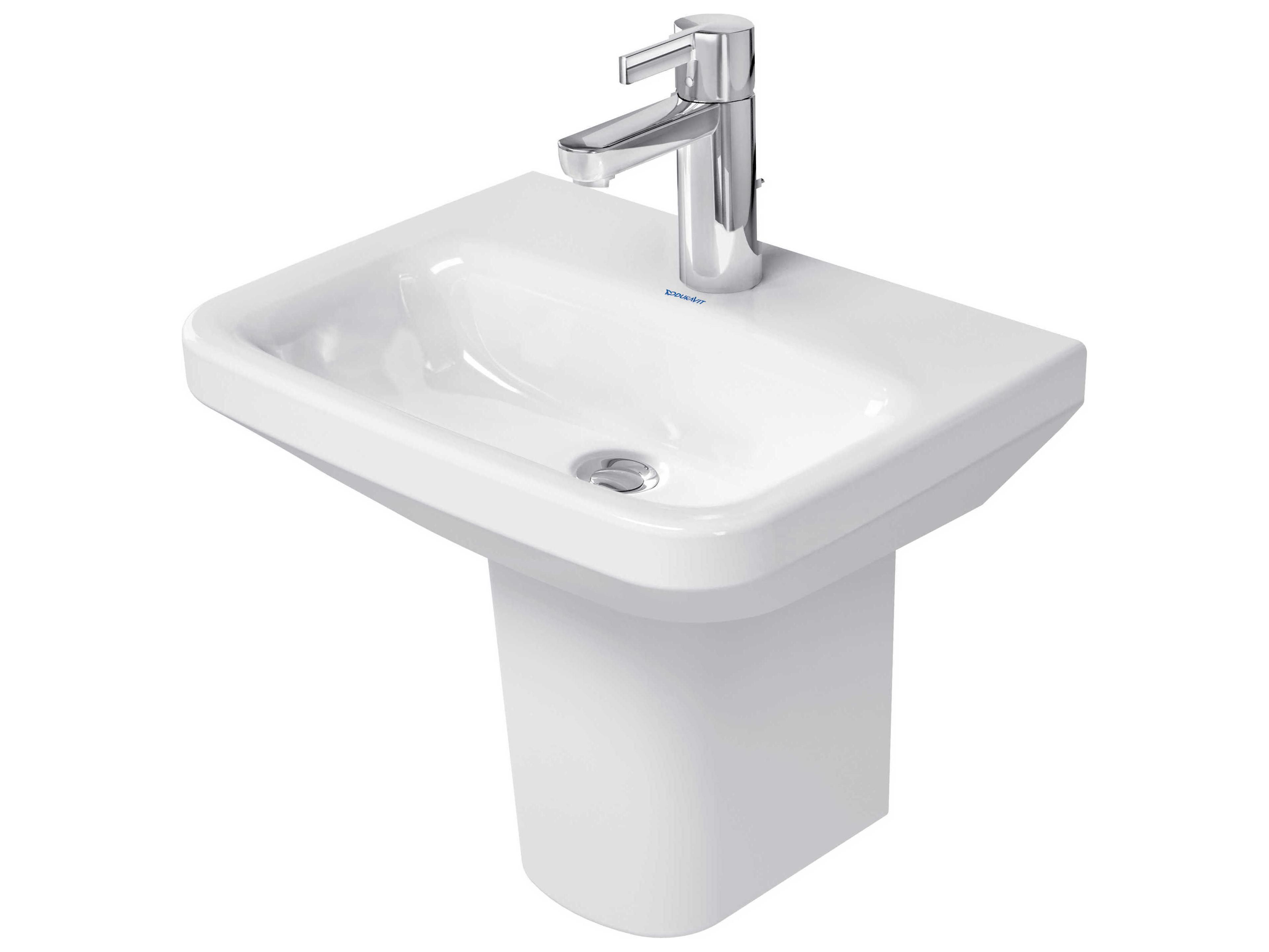 Duravit Durastyle 18'' Ceramic White High Gloss  Sink with 1 Faucet hole