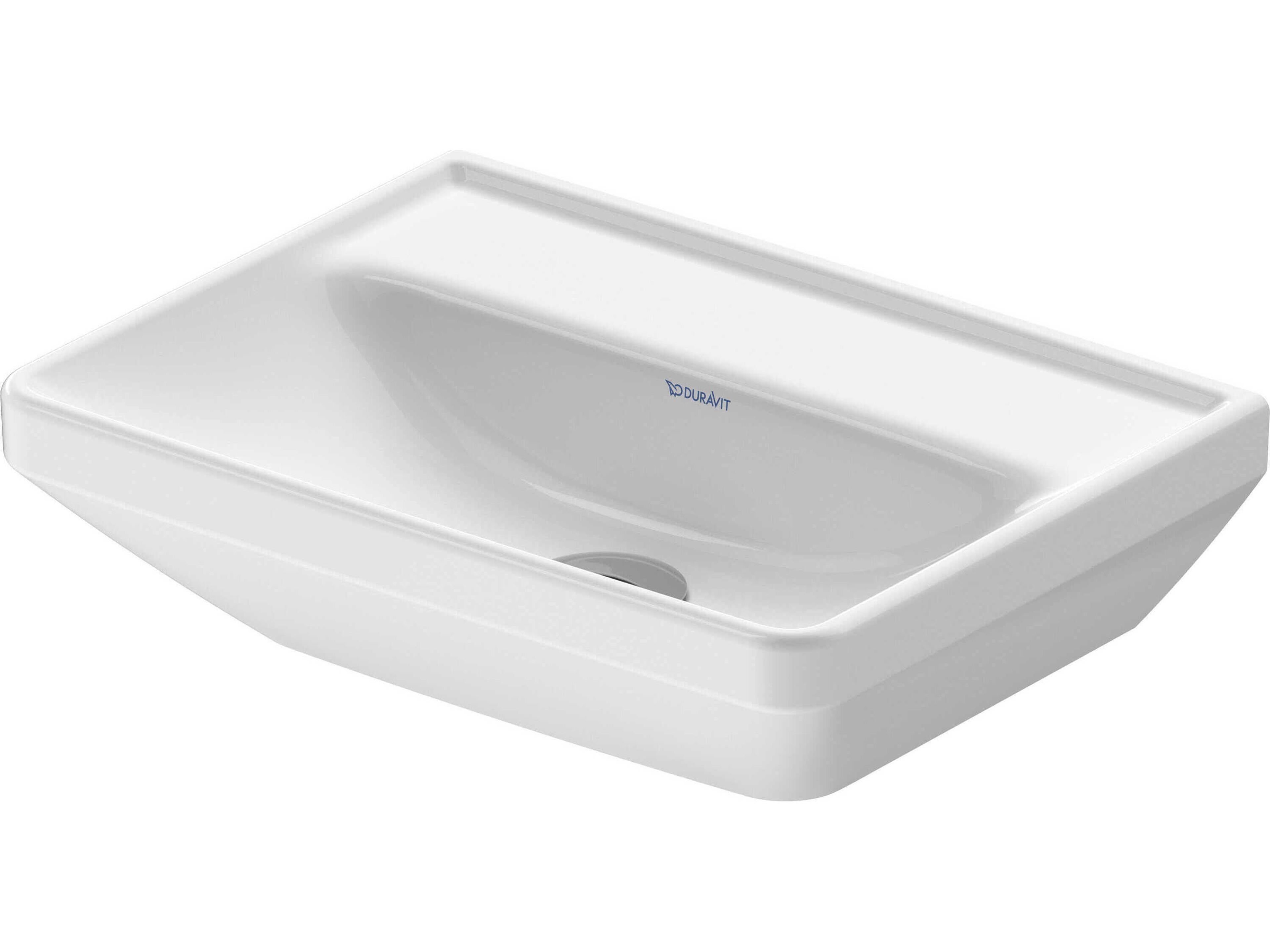 Duravit D-neo 18'' Ceramic White High Gloss Sink - With No Faucet hole