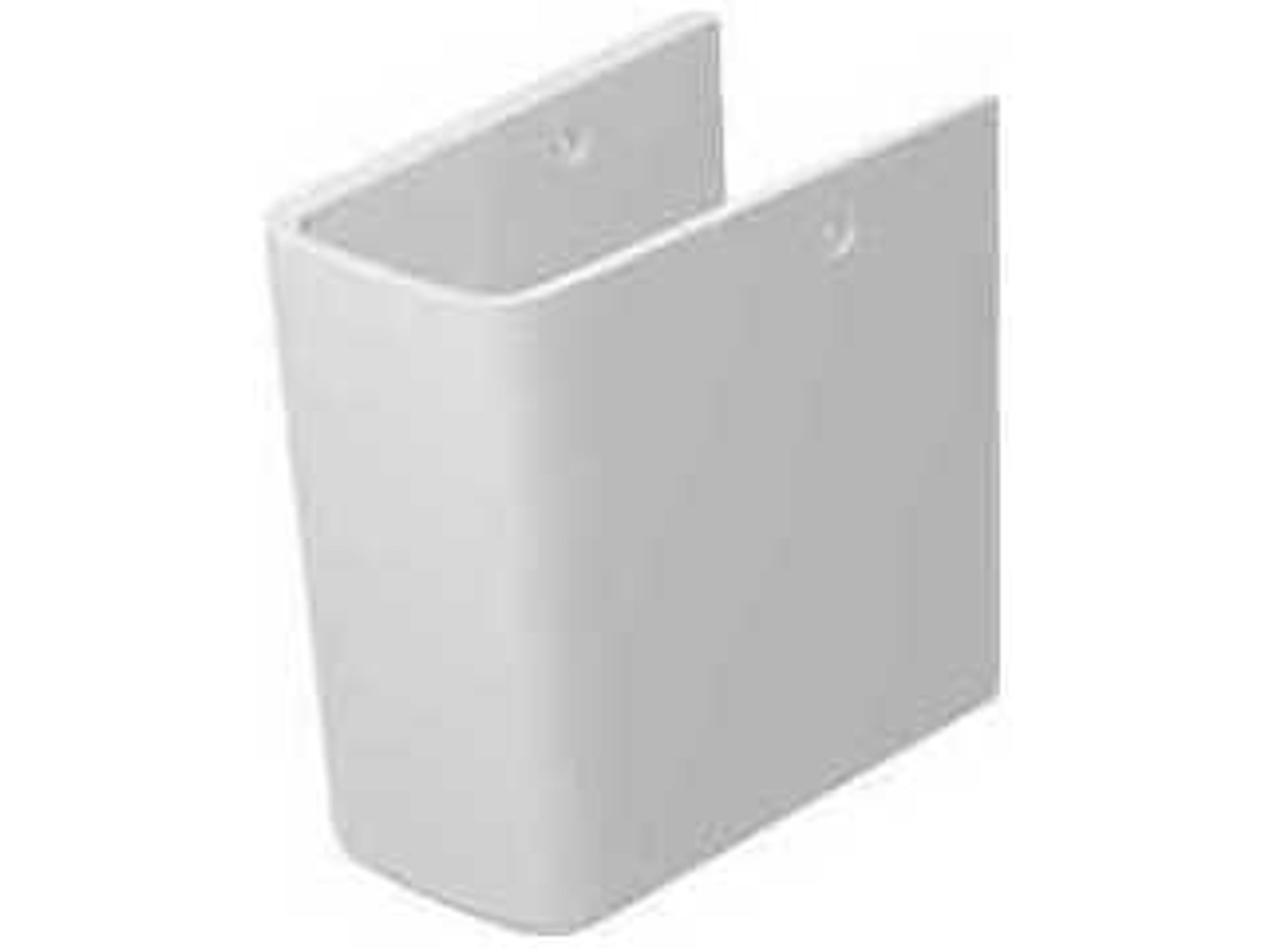 Duravit Me By Starck 7'' Ceramic White High Gloss Siphon Cover