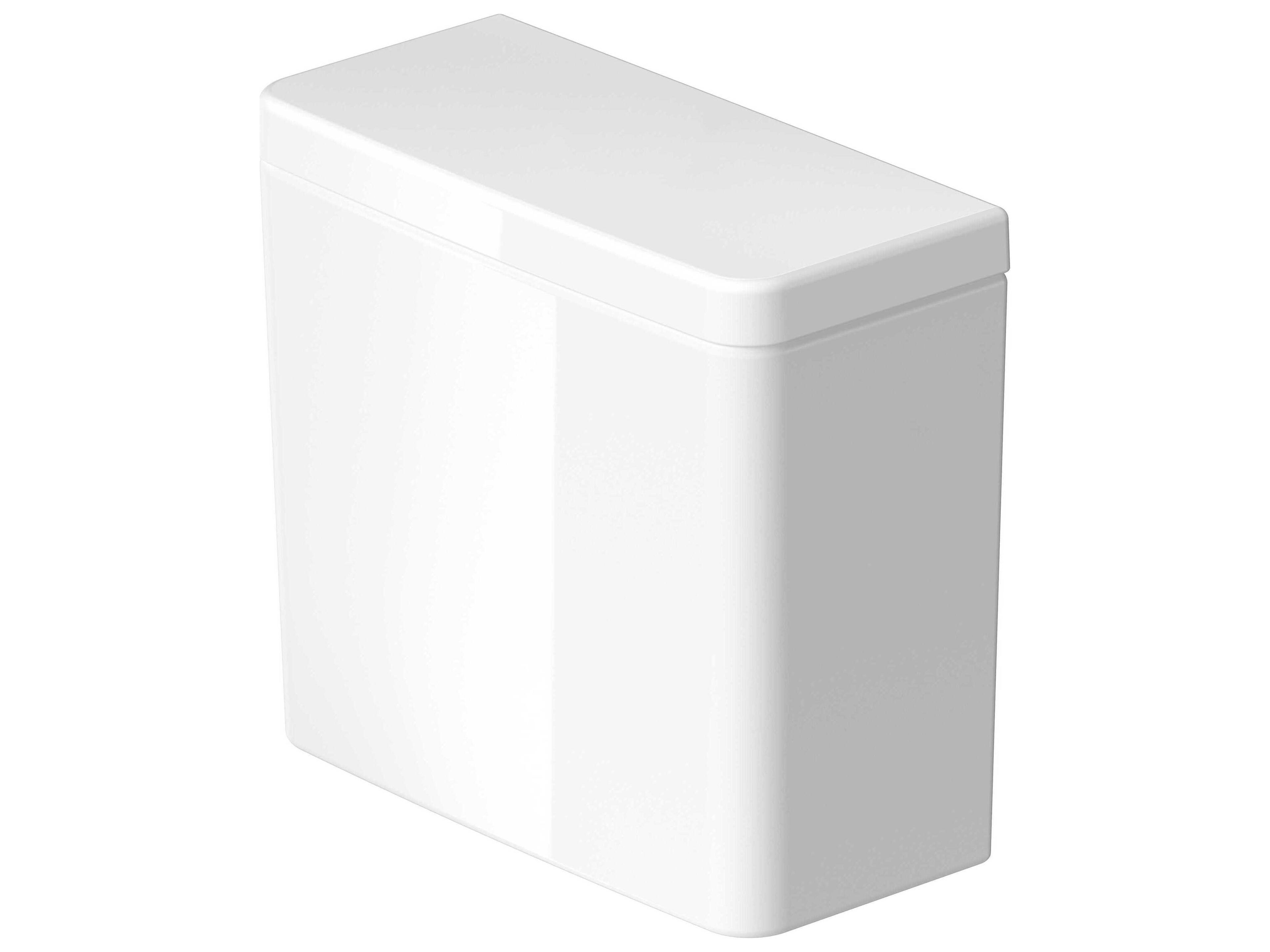 Duravit D-neo 16'' Ceramic White Single Flush Tank - Left Lever