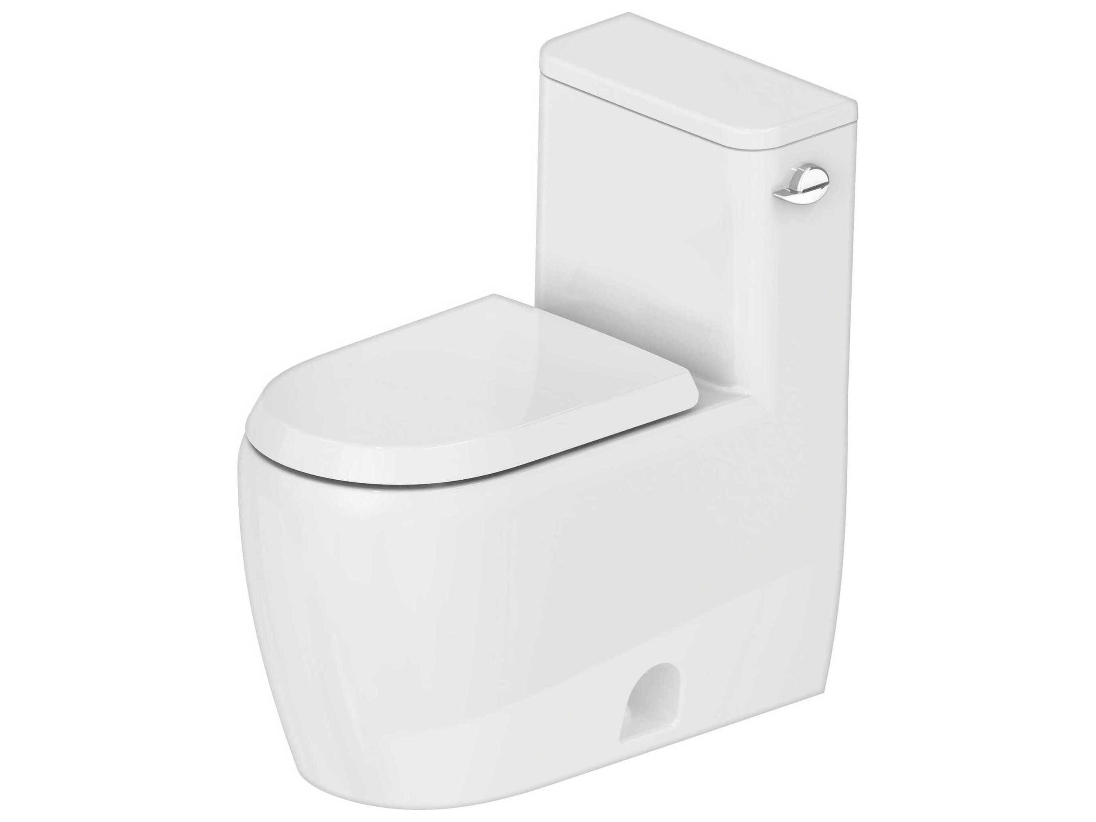 Duravit Qatego 15'' White One-Piece Toilet  - 1.28 GPF - Right Hand Lever