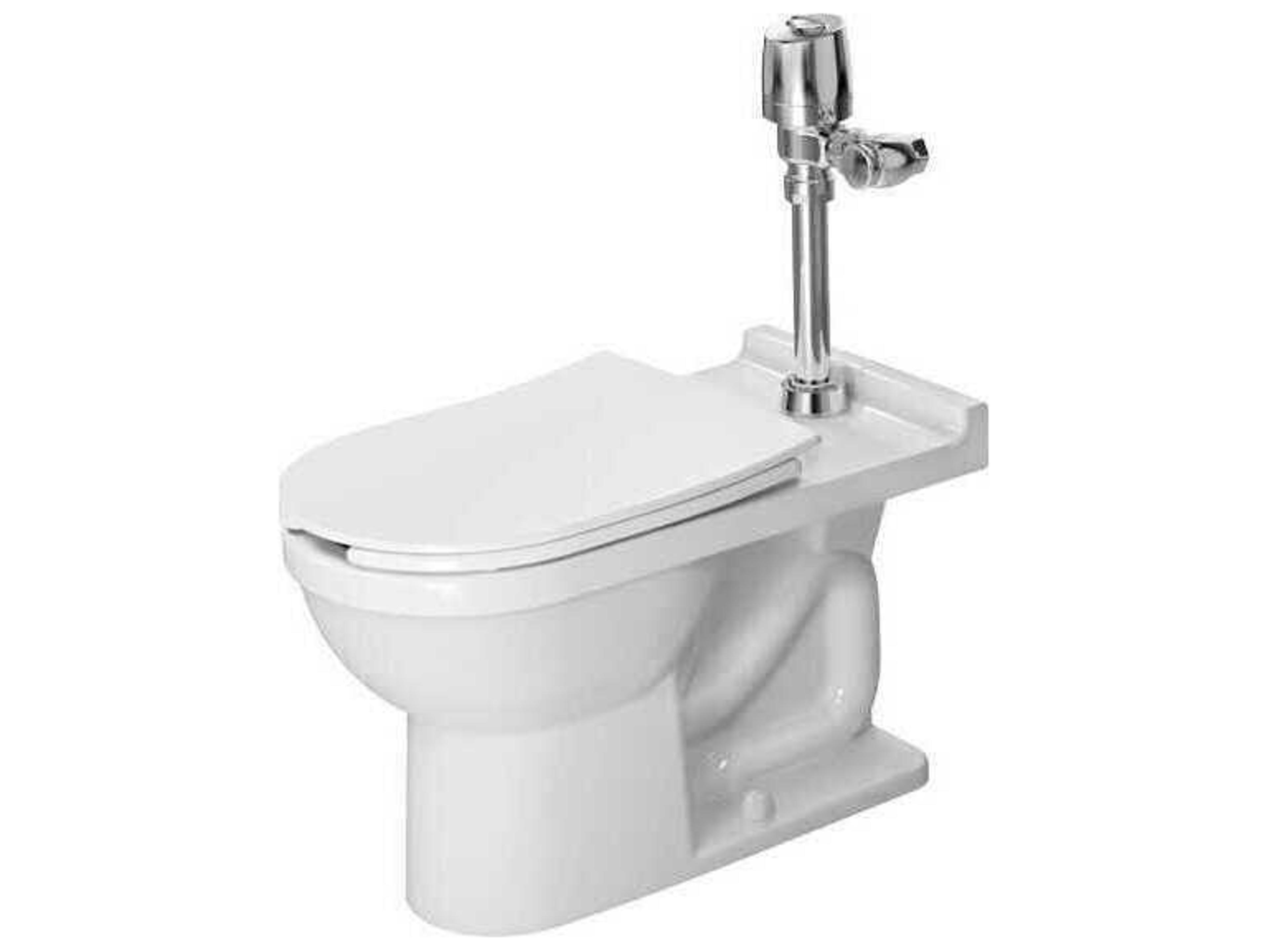 Duravit Starck 3 15'' Ceramic White High Gloss Two-Piece Toilet - HygieneGlaze