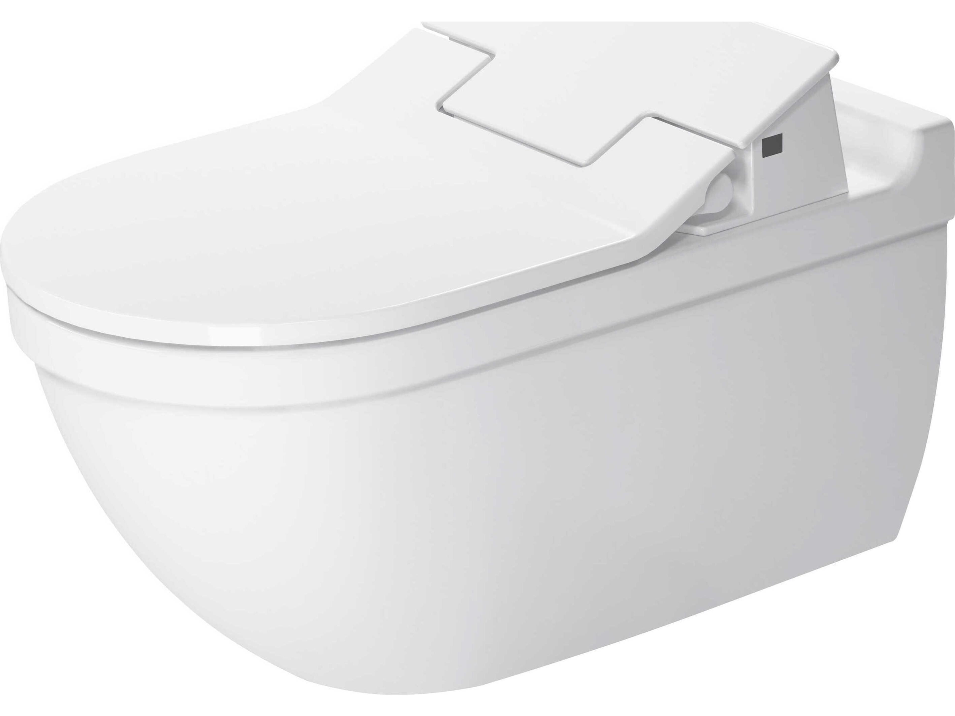 Duravit Starck 3 14'' Ceramic White High Gloss Wall-Mounted Shower Toilet
