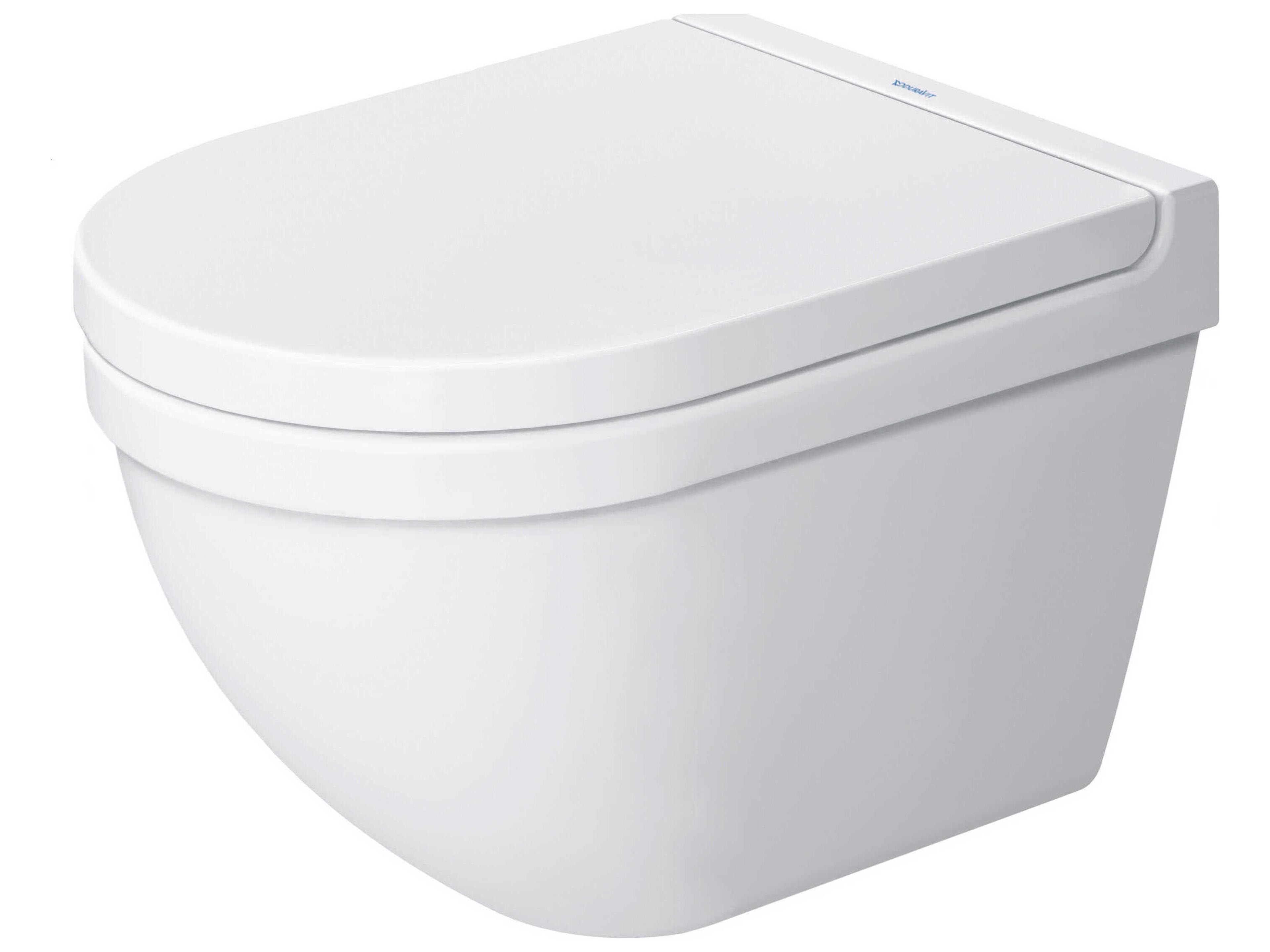 Duravit Starck 3 15'' Ceramic White High Gloss Wall-Mounted Toilet - 1.59 GPF