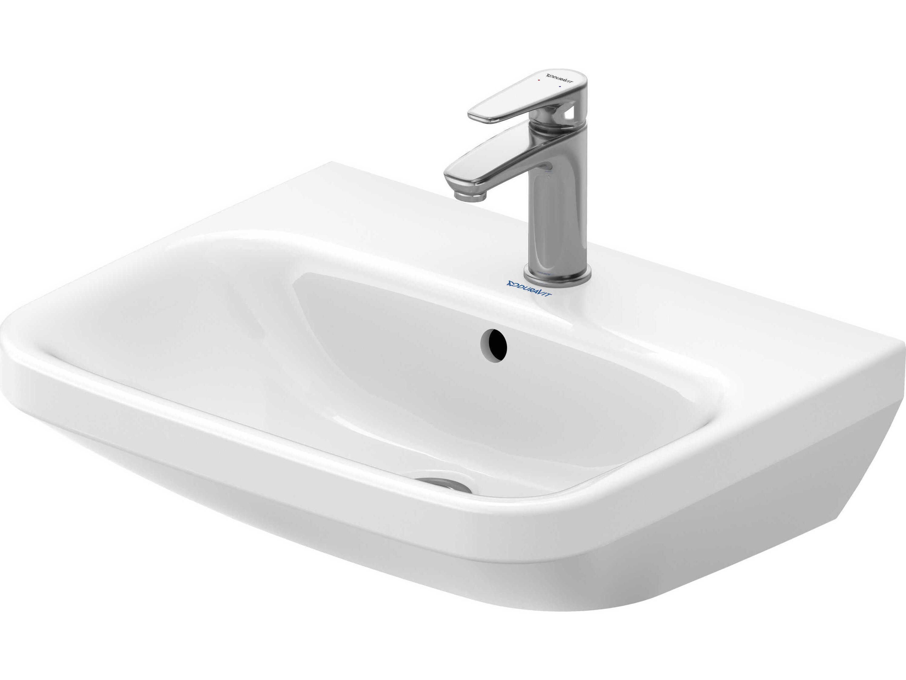 Duravit Durastyle 22'' Ceramic White High Gloss Sink with 1 Faucet Hole