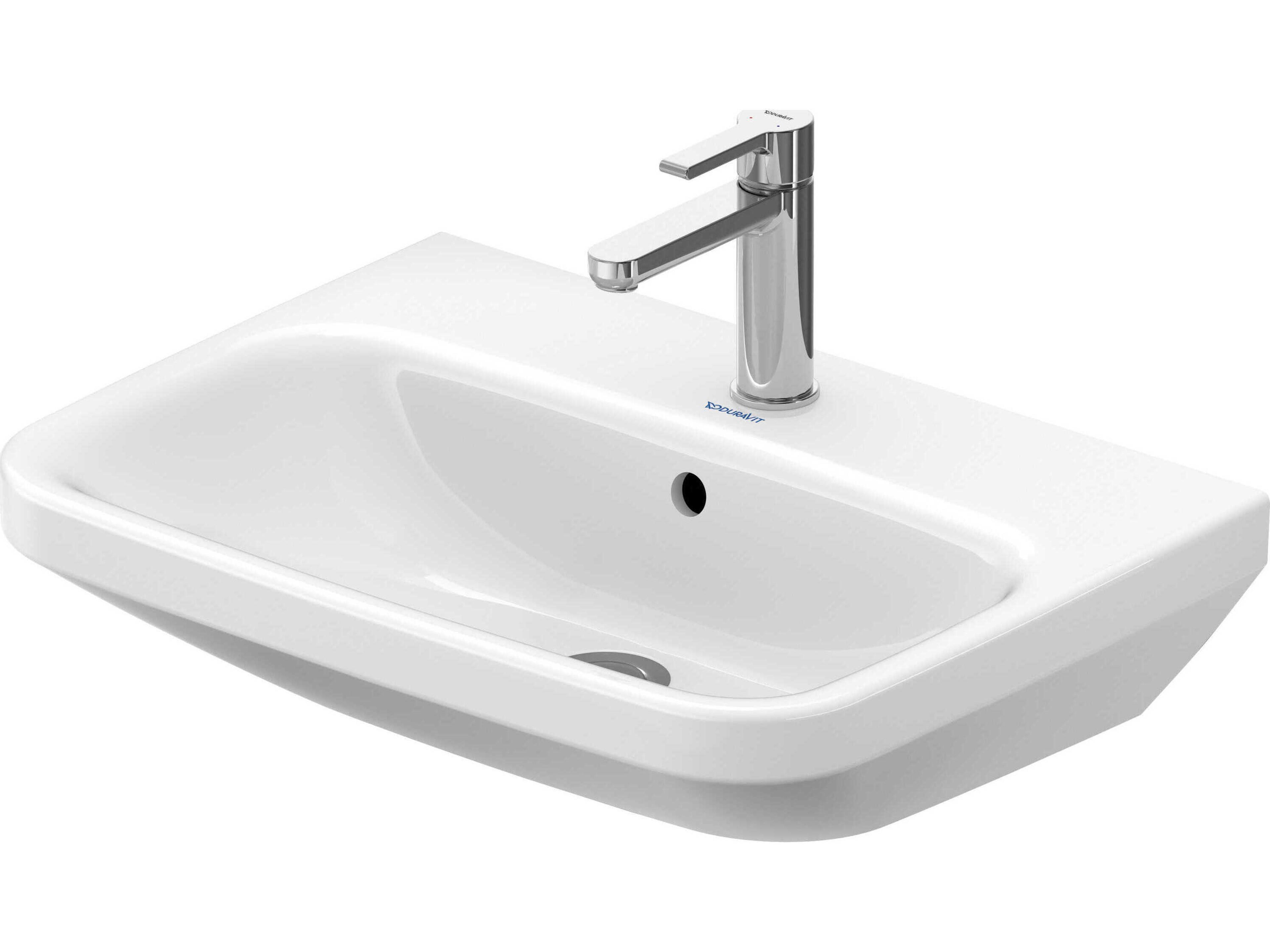 Duravit Durastyle 24'' Ceramic White High Gloss Sink with 1 Faucet Hole