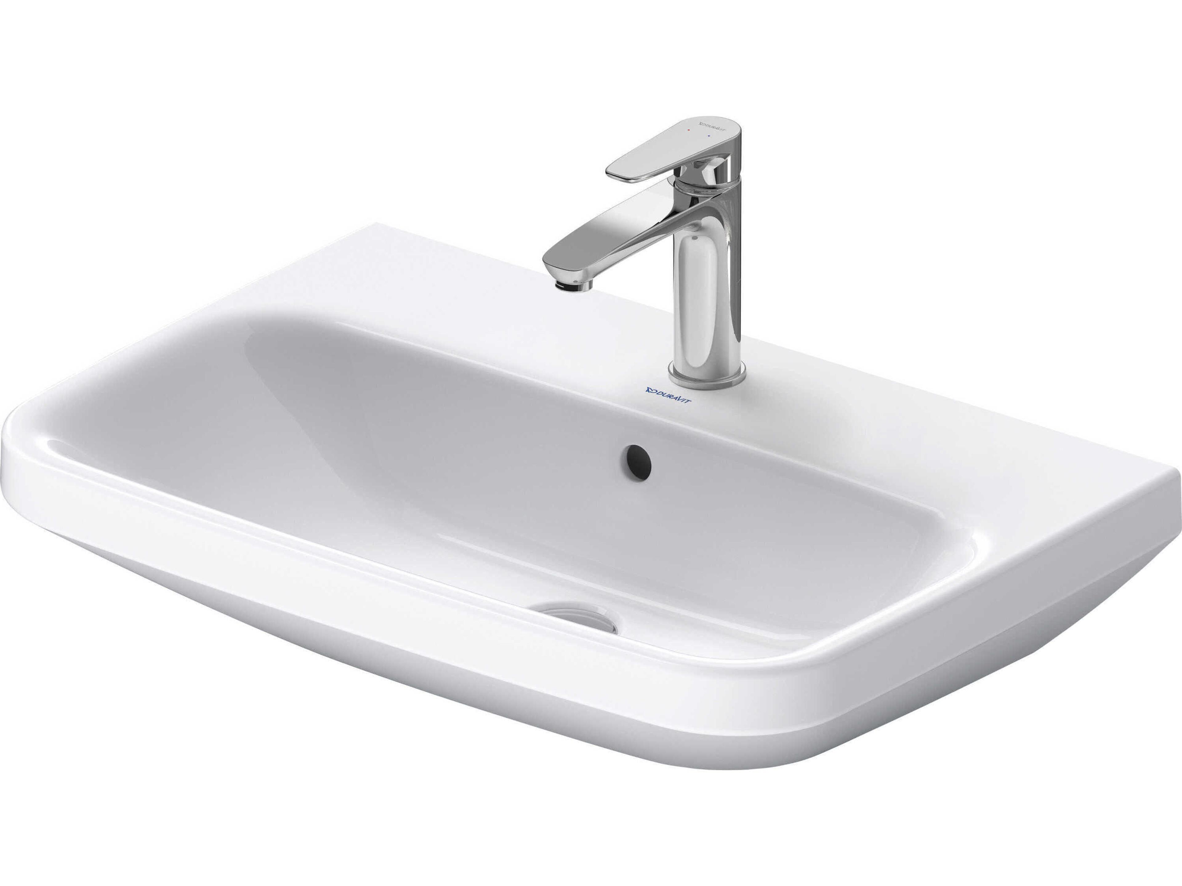 Duravit Durastyle 26'' Ceramic White High Gloss Sink with 1 Faucet Hole