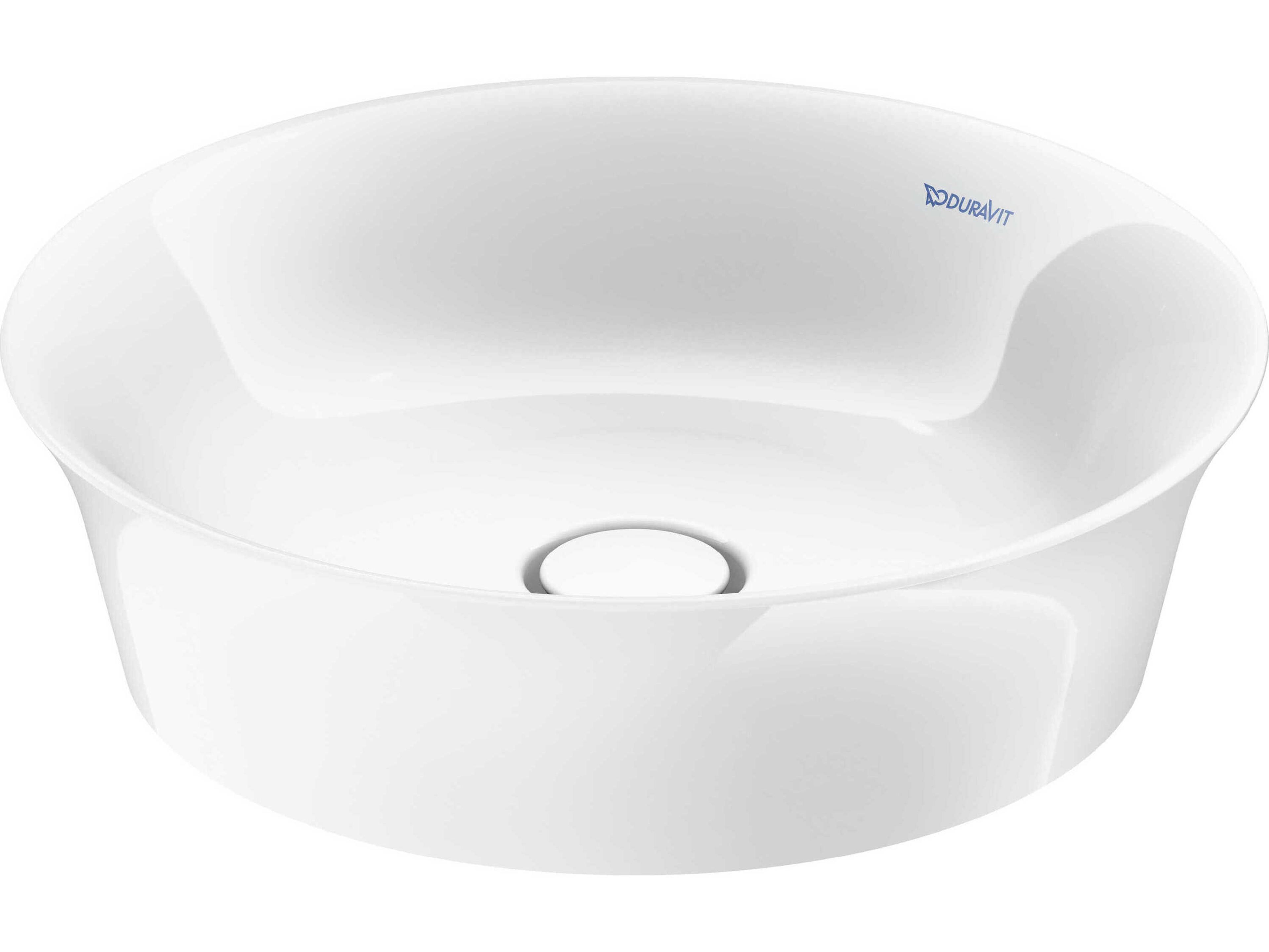 Duravit White Tulip 16'' White High Glosss Hand Sink with No Faucet Hole