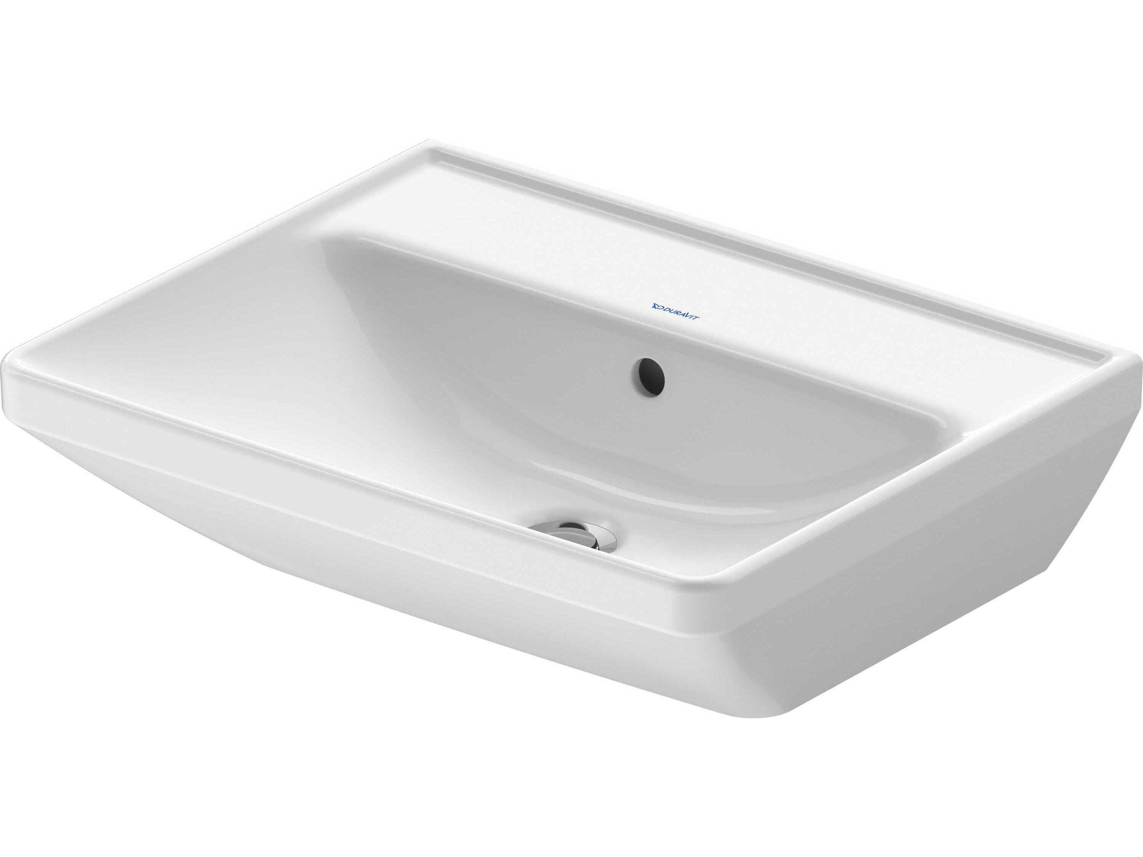 Duravit D-neo 22'' Ceramic White High Gloss Sink with No Faucet hole
