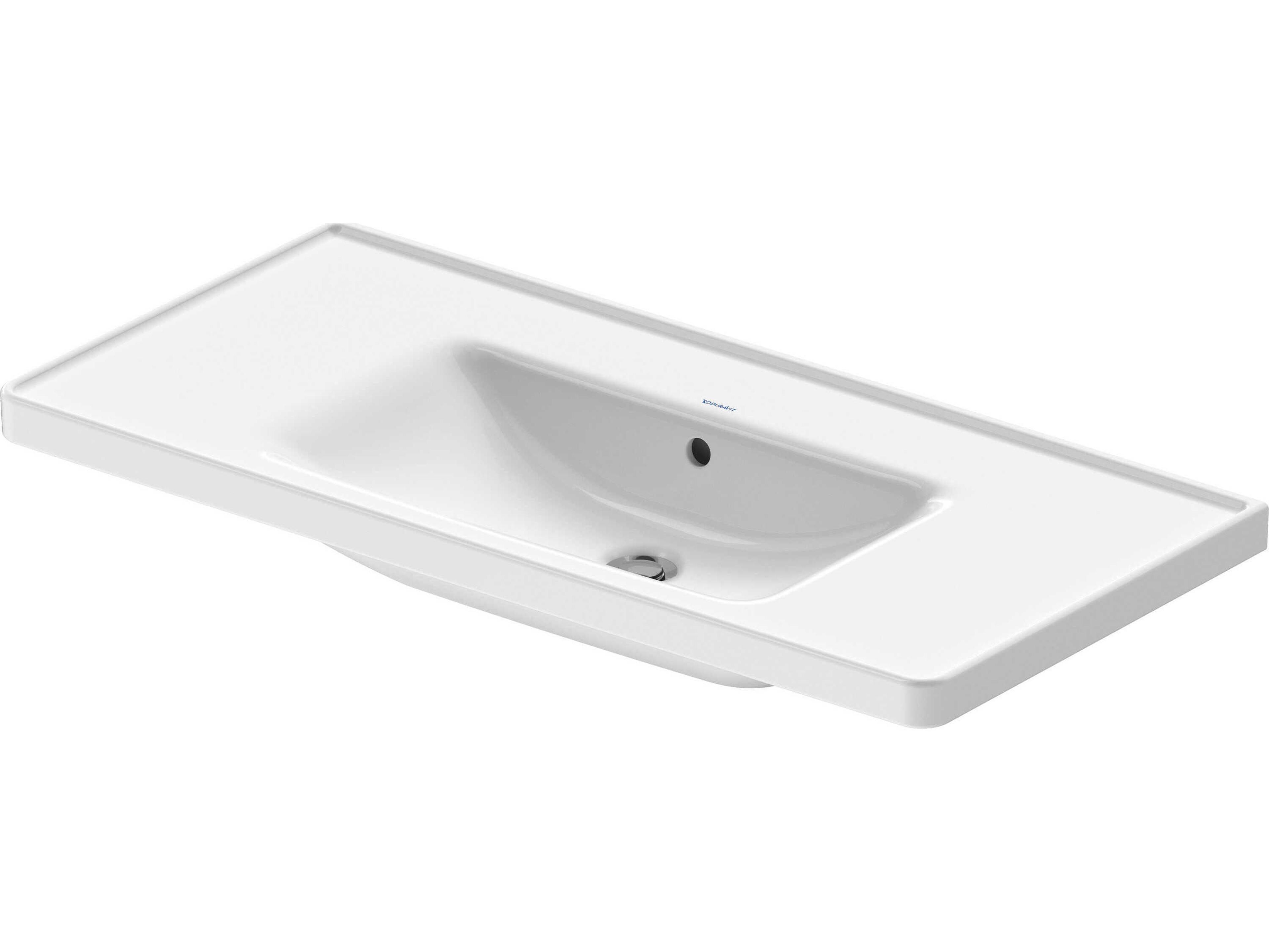 Duravit D-neo 40'' Ceramic White High Gloss Sink with No Faucet hole