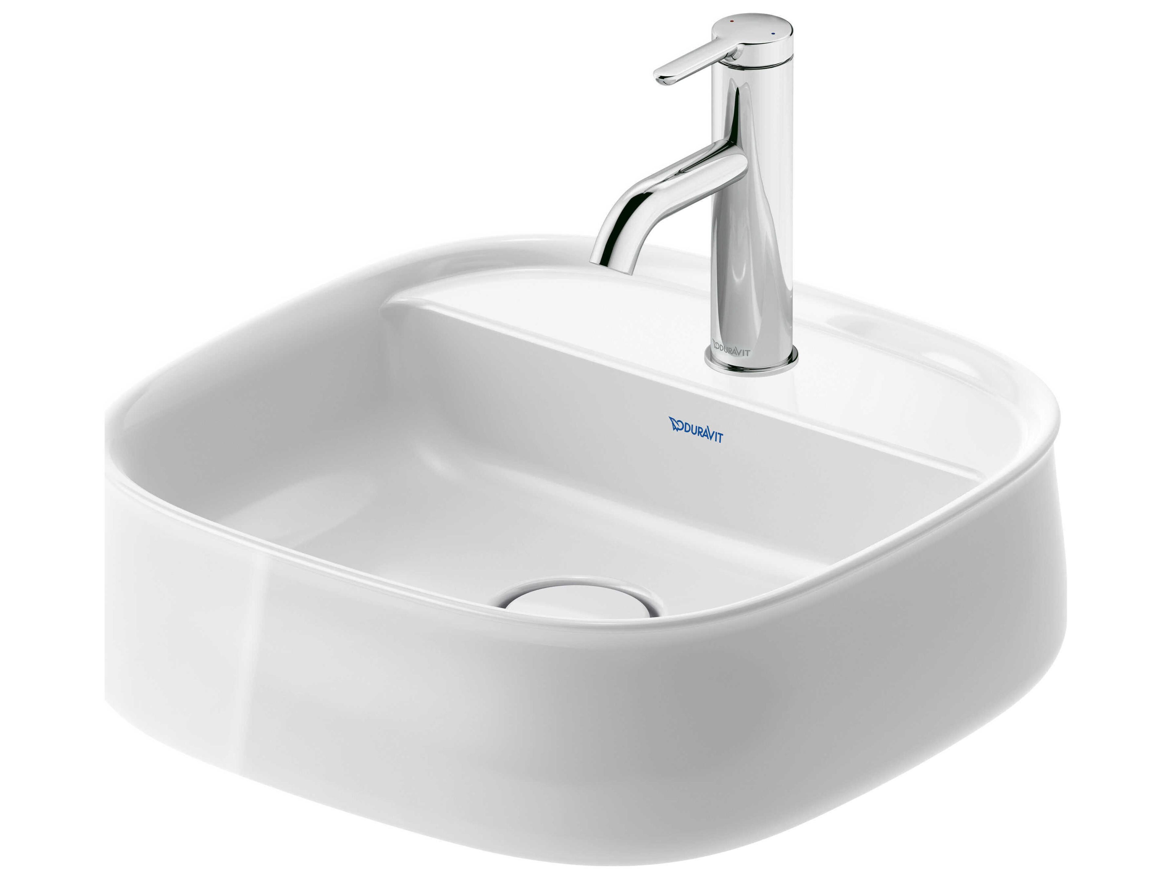 Duravit Zencha 17'' White High Gloss Washbowl Sink