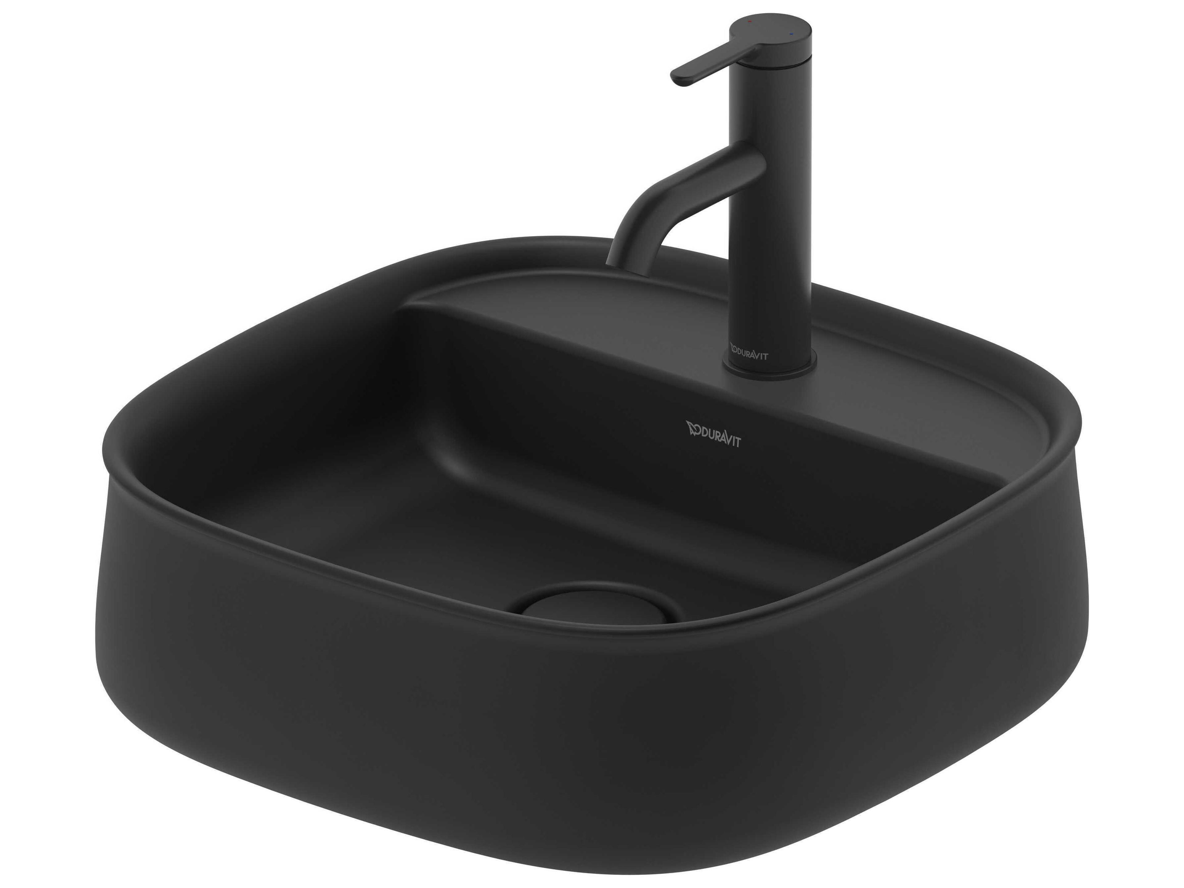 Duravit Zencha 17'' Anthracite Matte Washbowl Sink