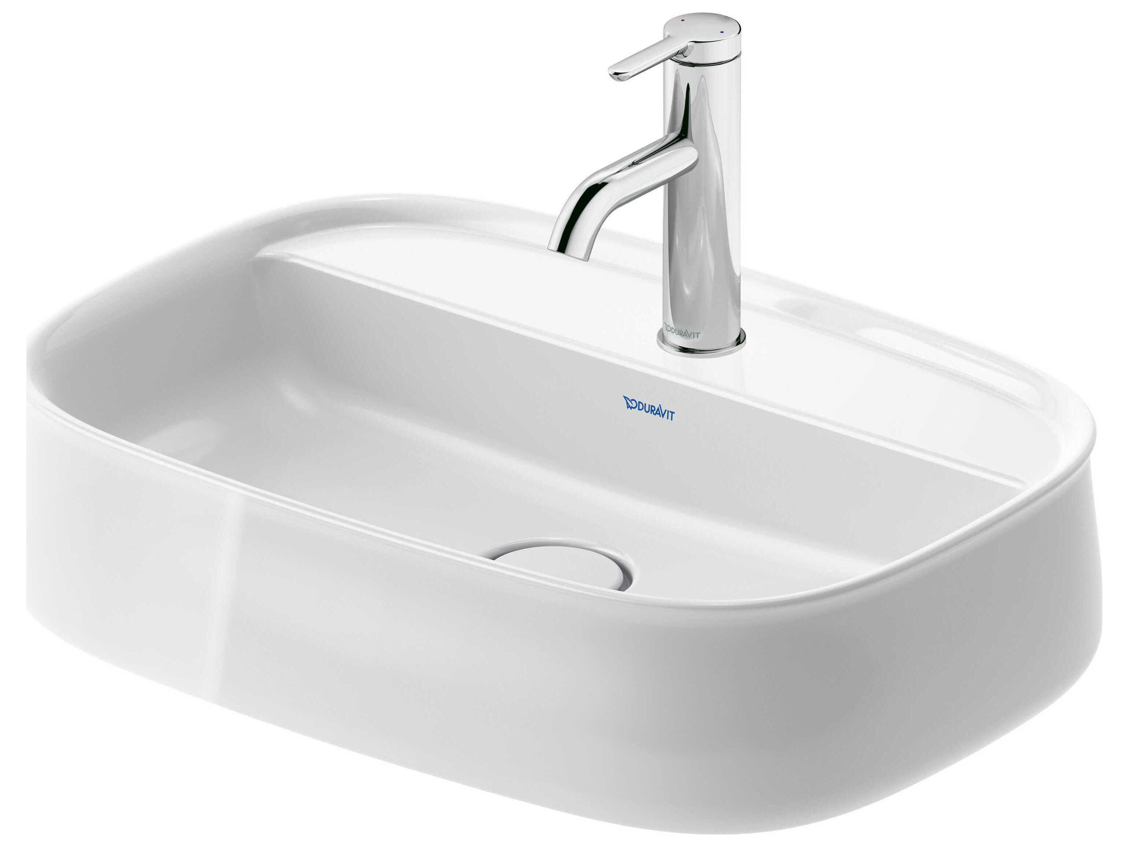 Duravit Zencha 22'' White High Gloss Washbowl Sink