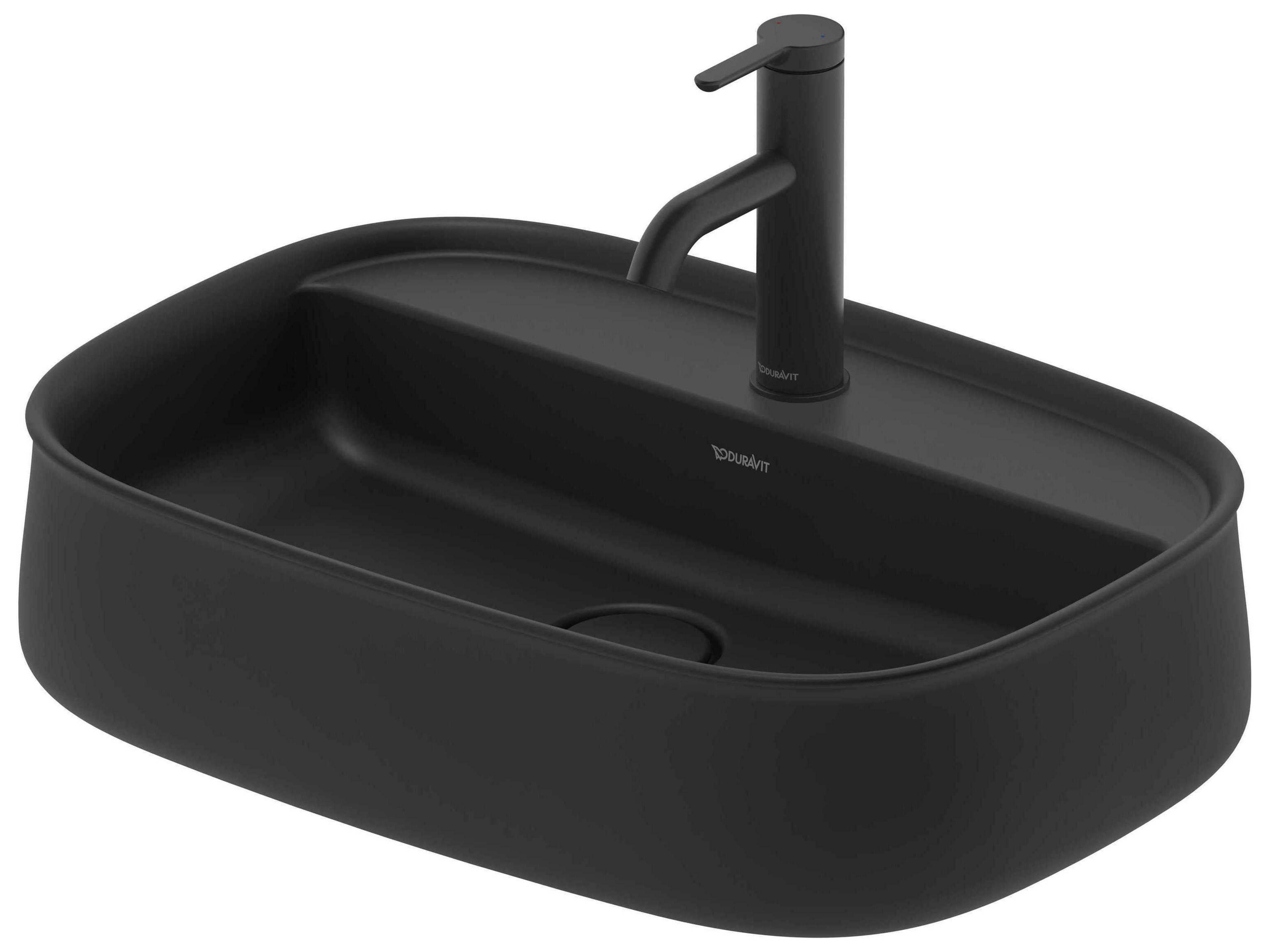 Duravit Zencha 22'' Anthracite Matte Washbowl Sink