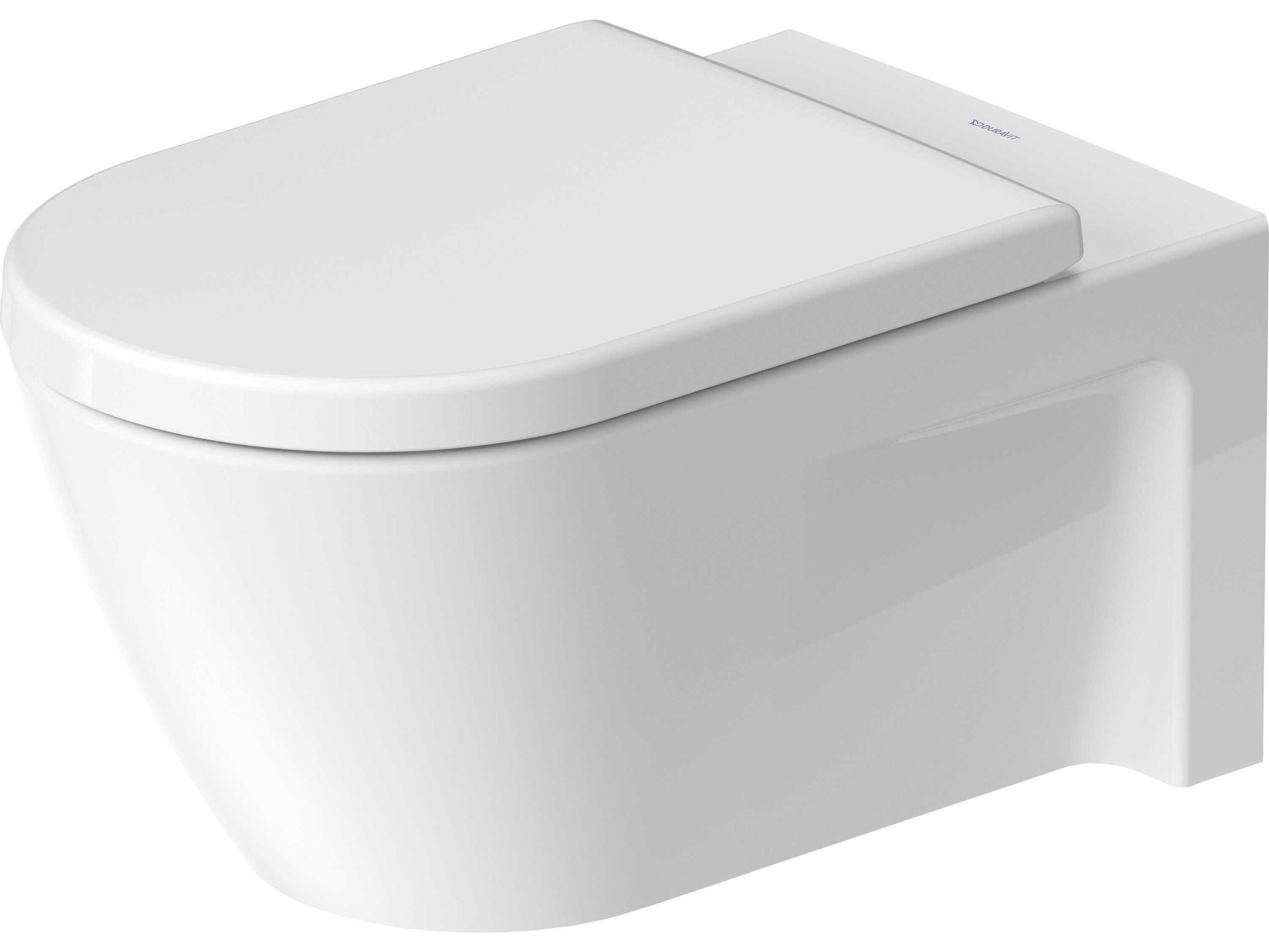 Duravit Starck 2 15'' Ceramic White High Gloss Wall-Mounted Toilet - 1.59 GPF