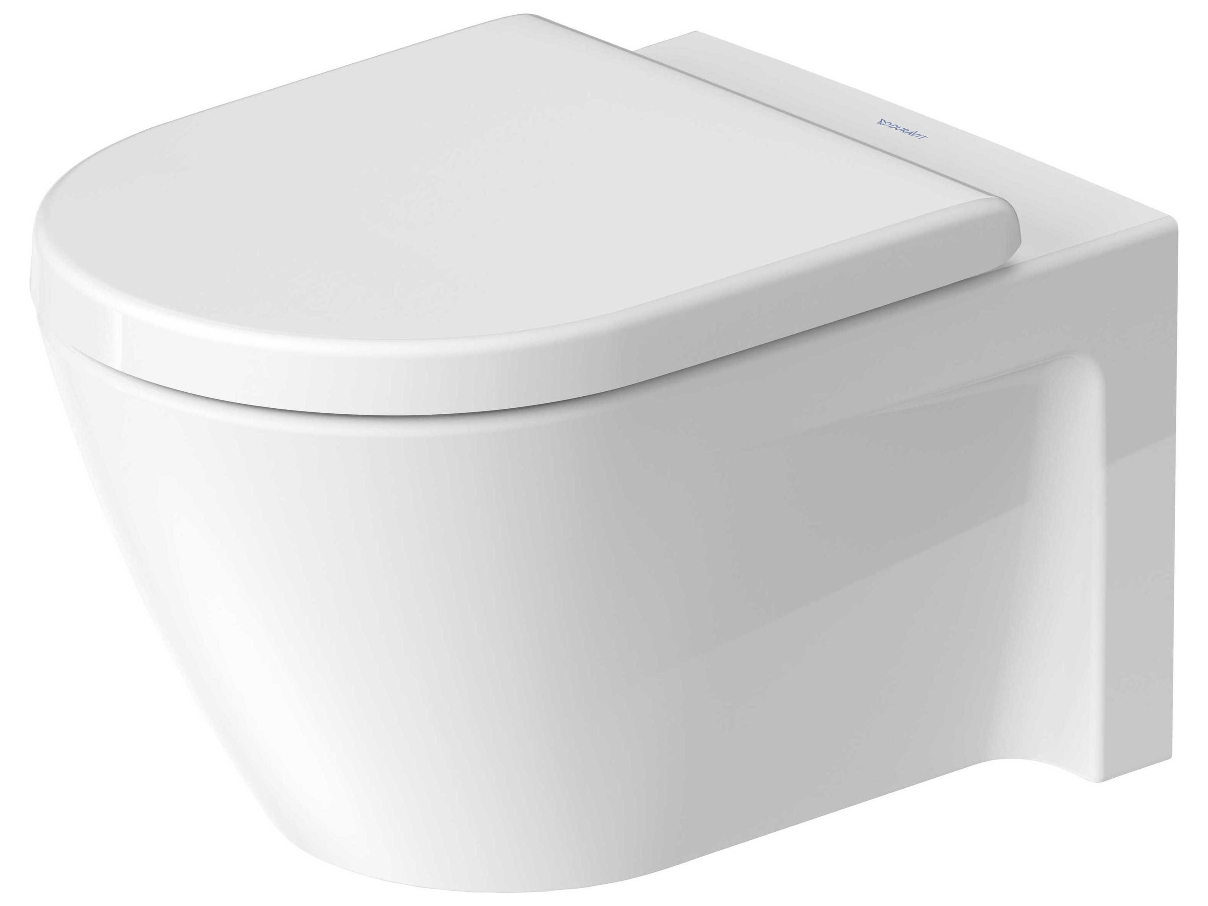 Duravit Starck 2 14'' Ceramic White High Gloss Wall-Mounted Toilet - 1.59 GPF