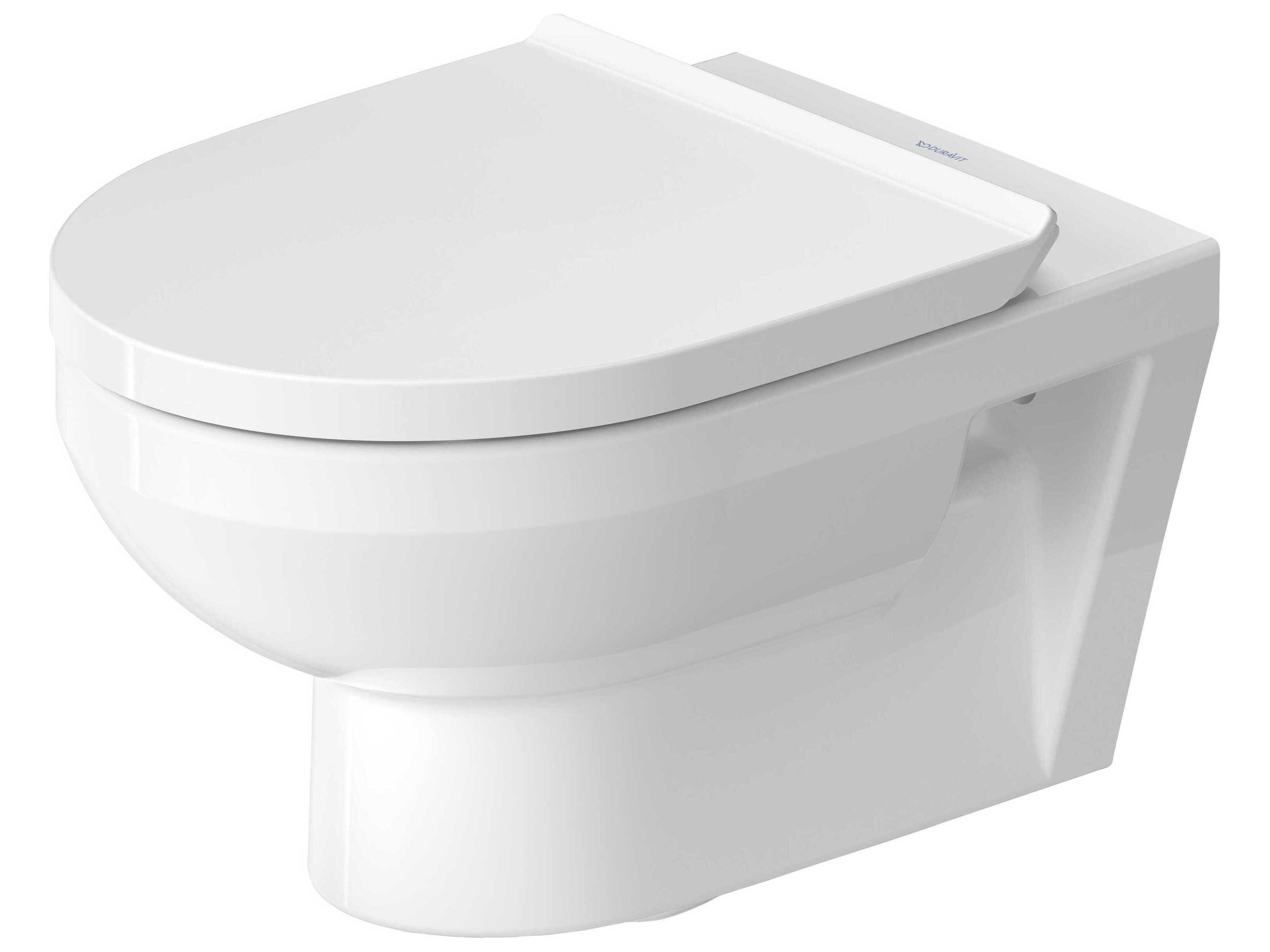 Duravit Duravit No.1 14'' Ceramic White High Gloss Wall-Mounted Toilet - 1.59 GPF - HygieneGlaze