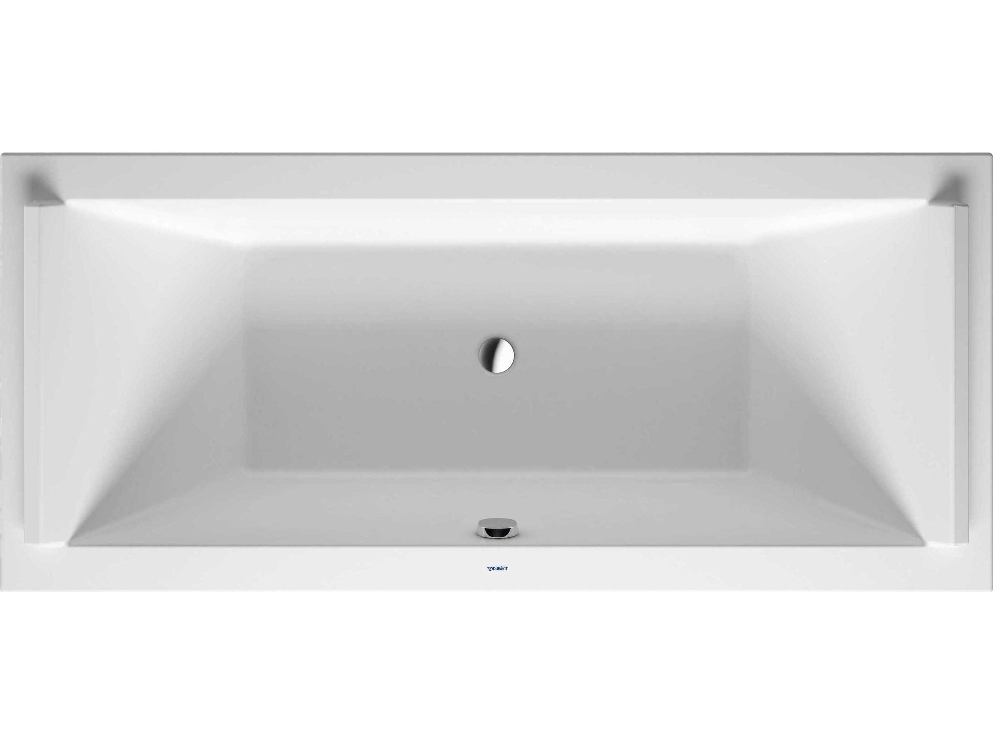 Duravit Starck 71'' Acrylic White Matt Drop-In Bathtub