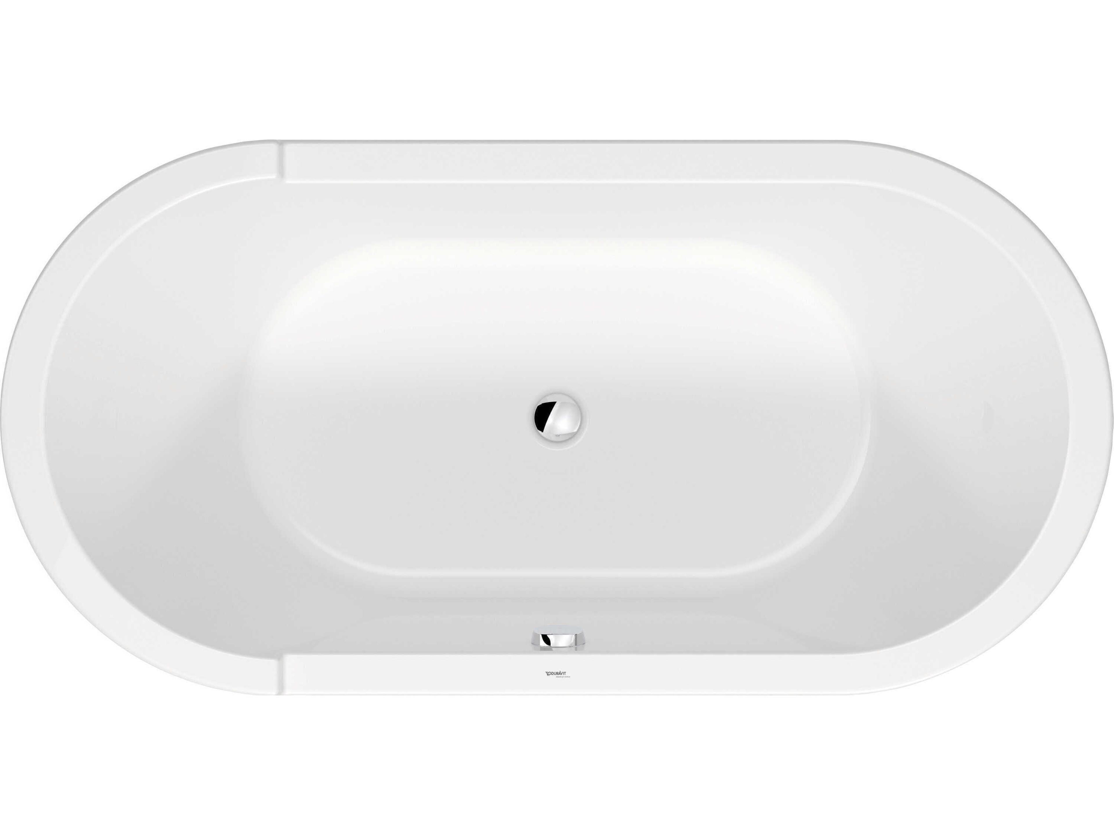 Duravit Starck 63'' Acrylic White Matt Drop-In Bathtub